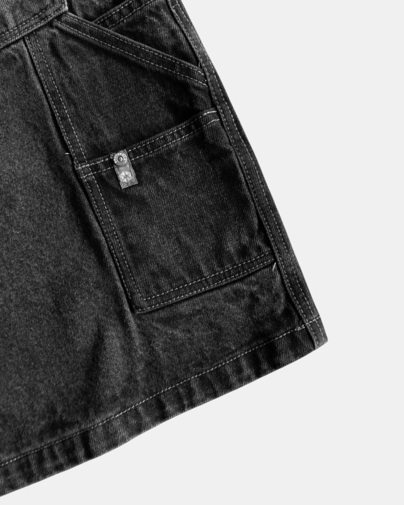 VINTAGE SOUTHPOLE CARPENTER FADED JORT - 36