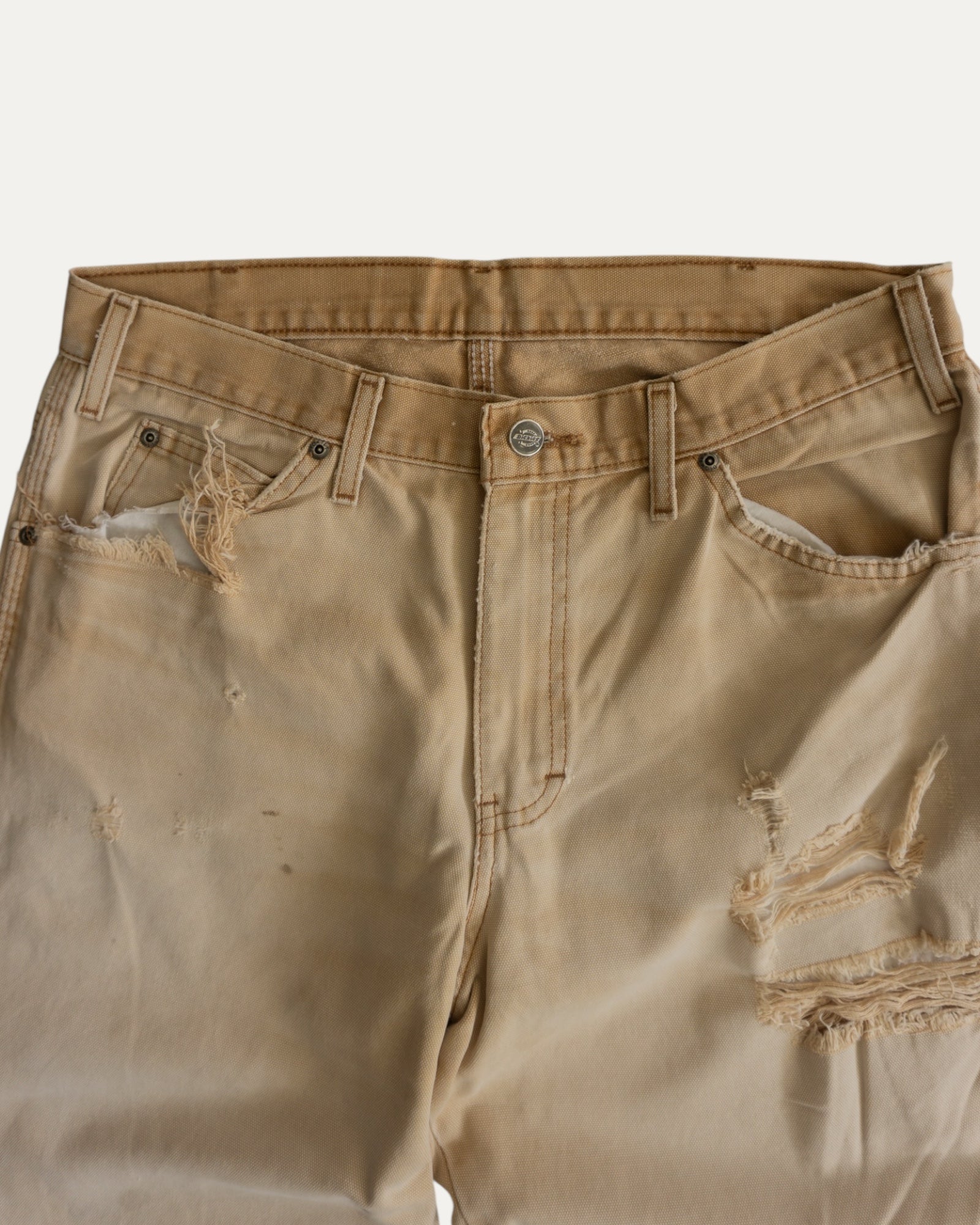 VINTAGE DICKIES DISTRESSED PANTS - 32x32