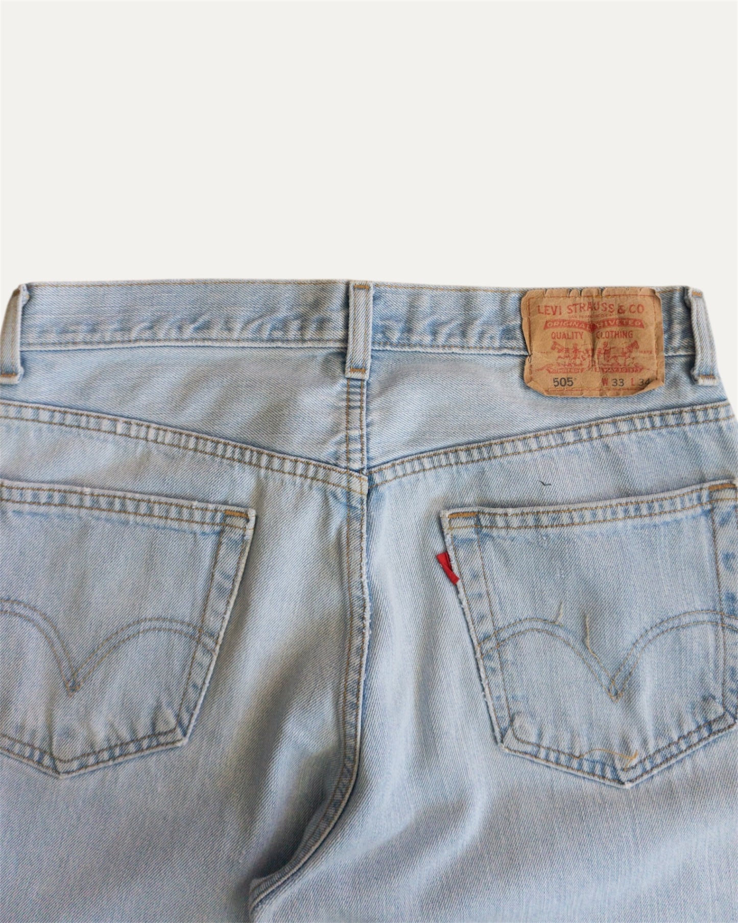 VINTAGE LEVIS 505 DENIM PANTS - 33x34