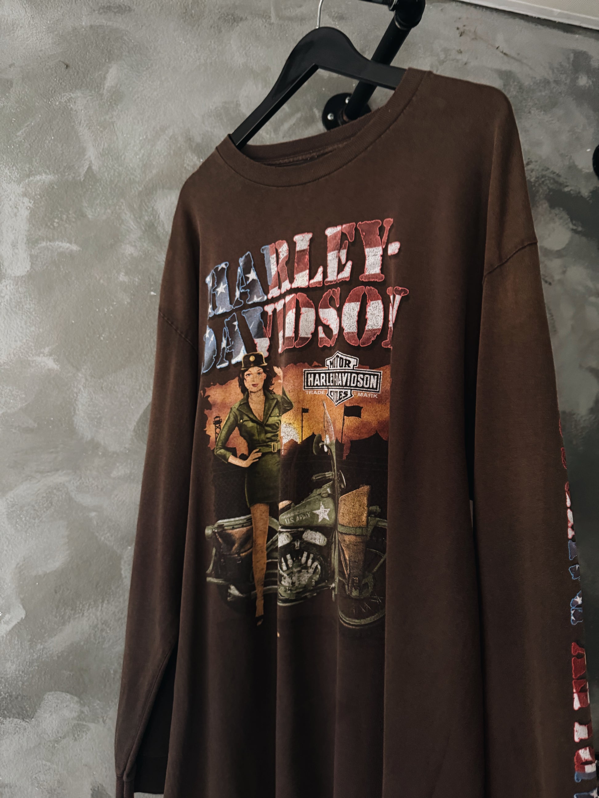 (XL) HARLEY DAVIDSON MILITARY LONG SLEEVE