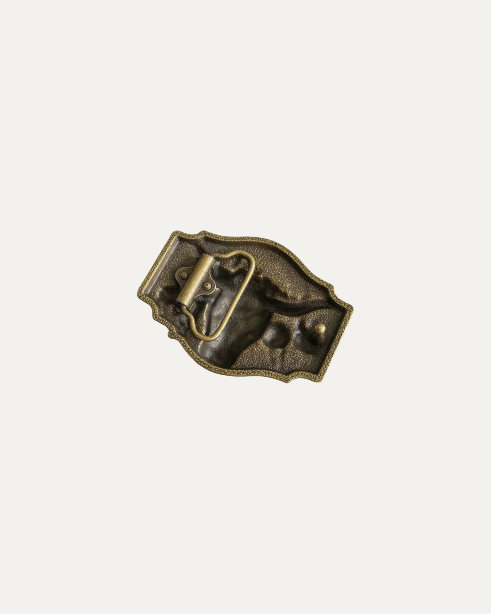 COWBOY BULL HEAD BELT BUCKLE