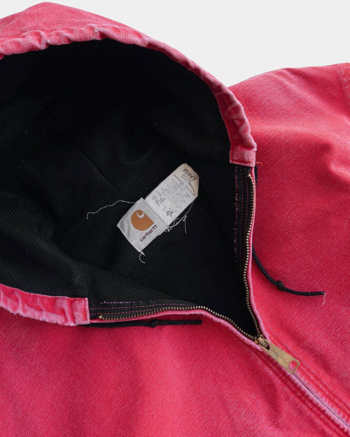 (L) 90’S VINTAGE CARHARTT RED FADED ACTIVE JACKET