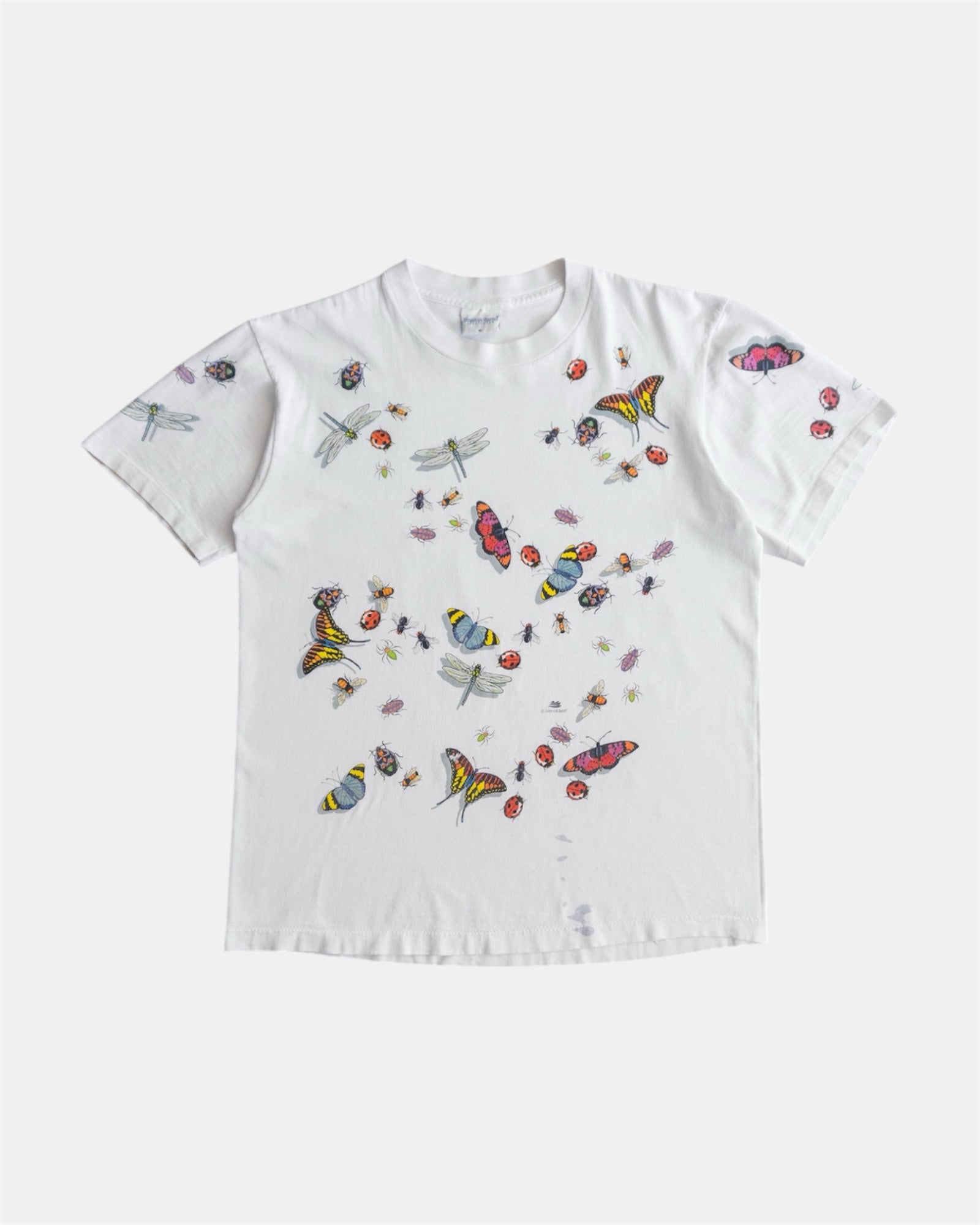 (M) 90’S VINTAGE BUTTERFLY INSECTS NATURE ART TEE
