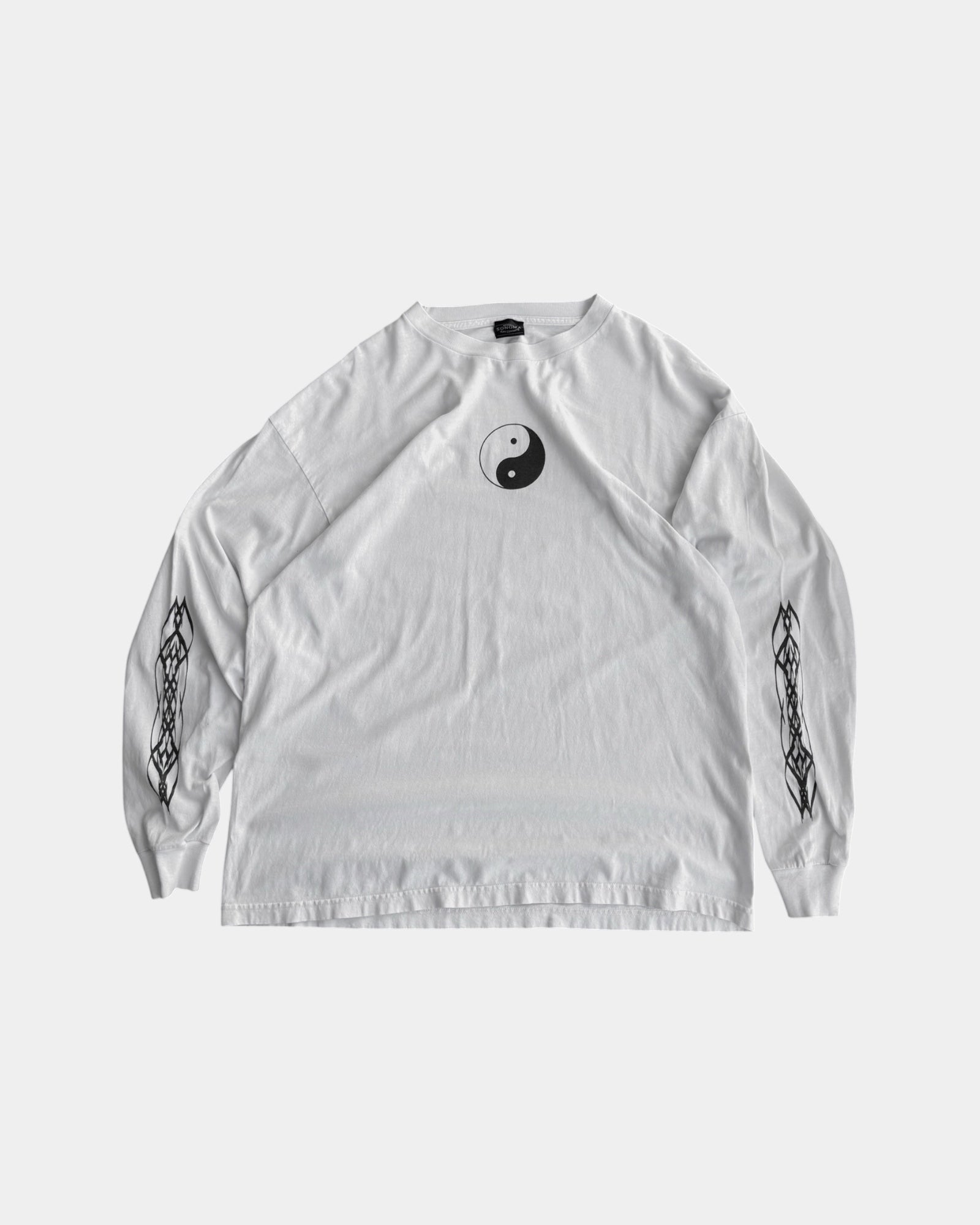 (L/XL) VINTAGE YIN YANG LONG SLEEVE
