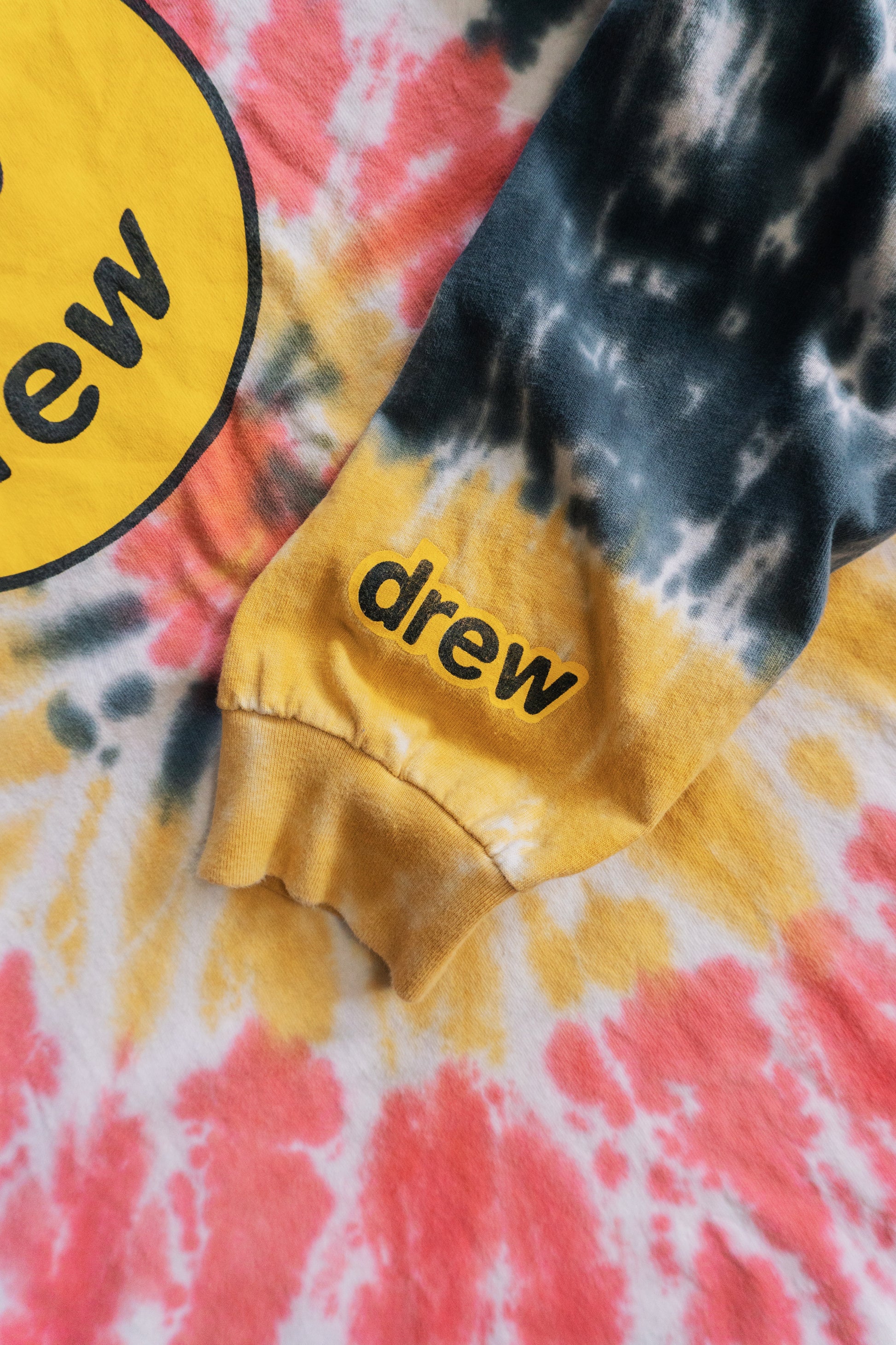 (L) DREW HOUSE JUSTIN BIEBER TIE DYE LONG SLEEVE
