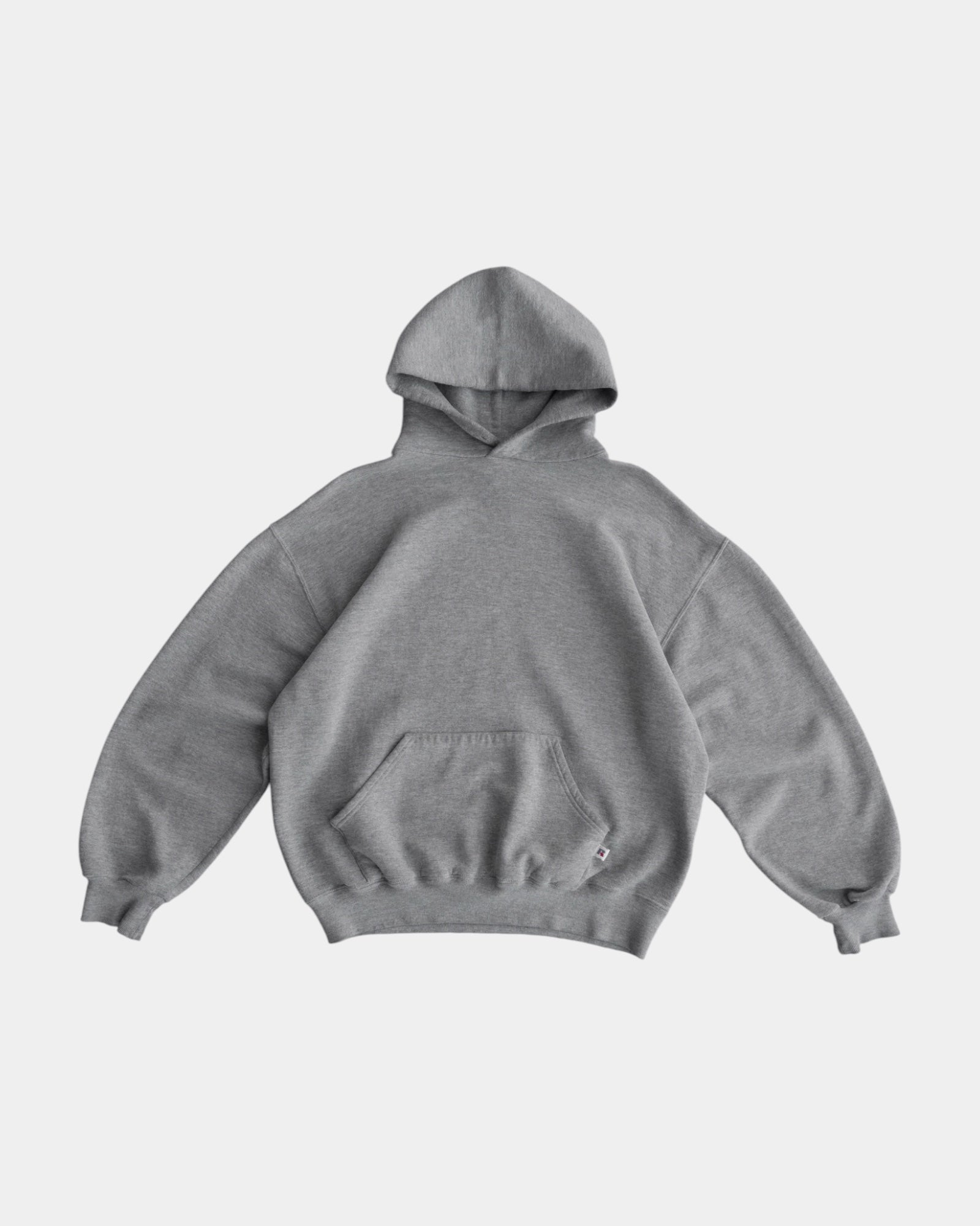 (BOXY L) 90’S VINTAGE RUSSELL MADE IN USA GRAY HOODIE