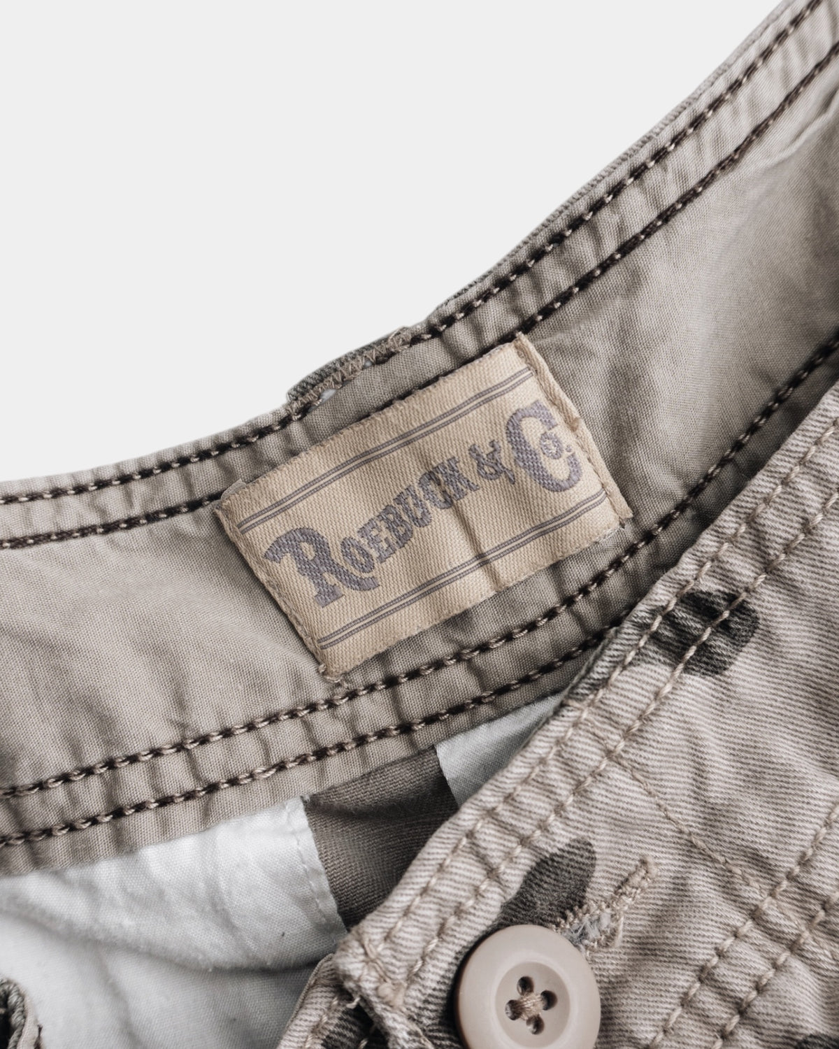 VINTAGE CAMO CARGO JORT - 34