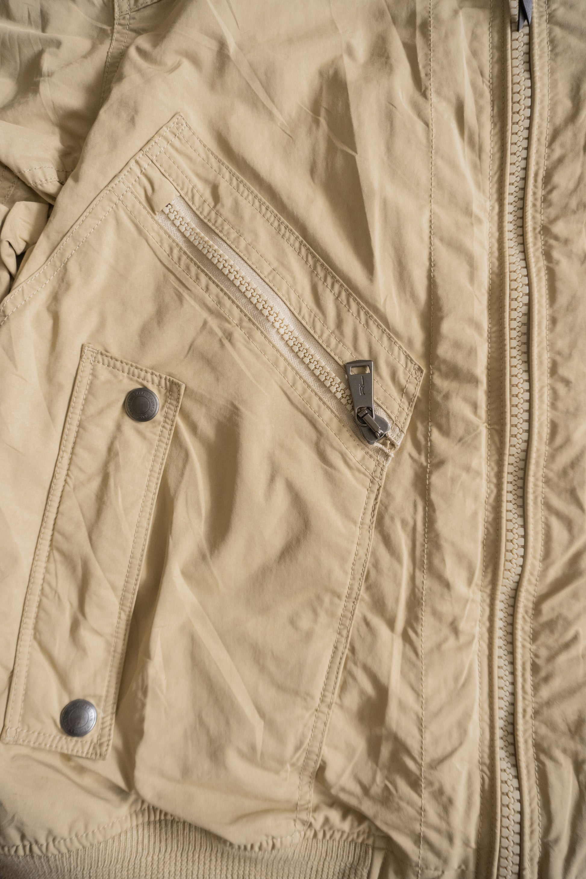 (BOXY L) AMAZING POLO RALPH LAUREN BOMBER MA-1 JACKET