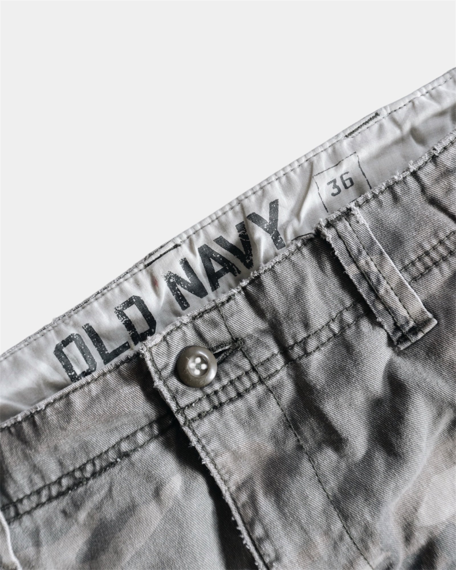 CAMO CARGO DISTRESSED JORT - 36