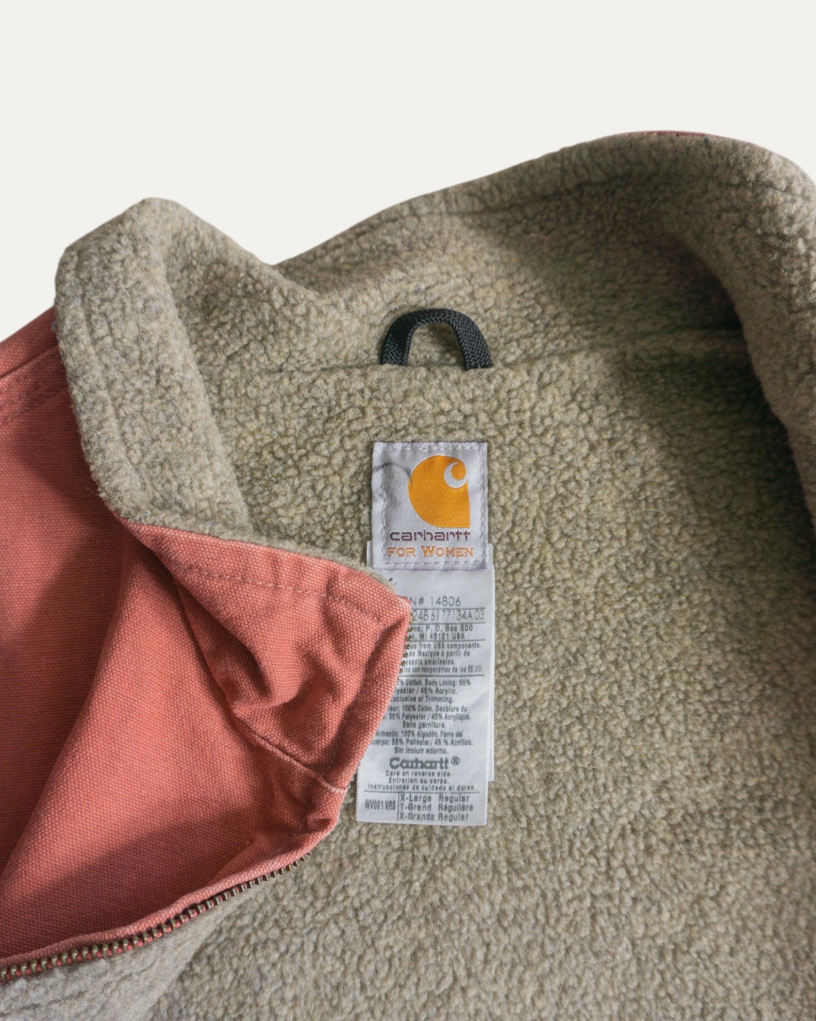 (XL) 90’S VINTAGE CARHARTT SALMÓN VEST