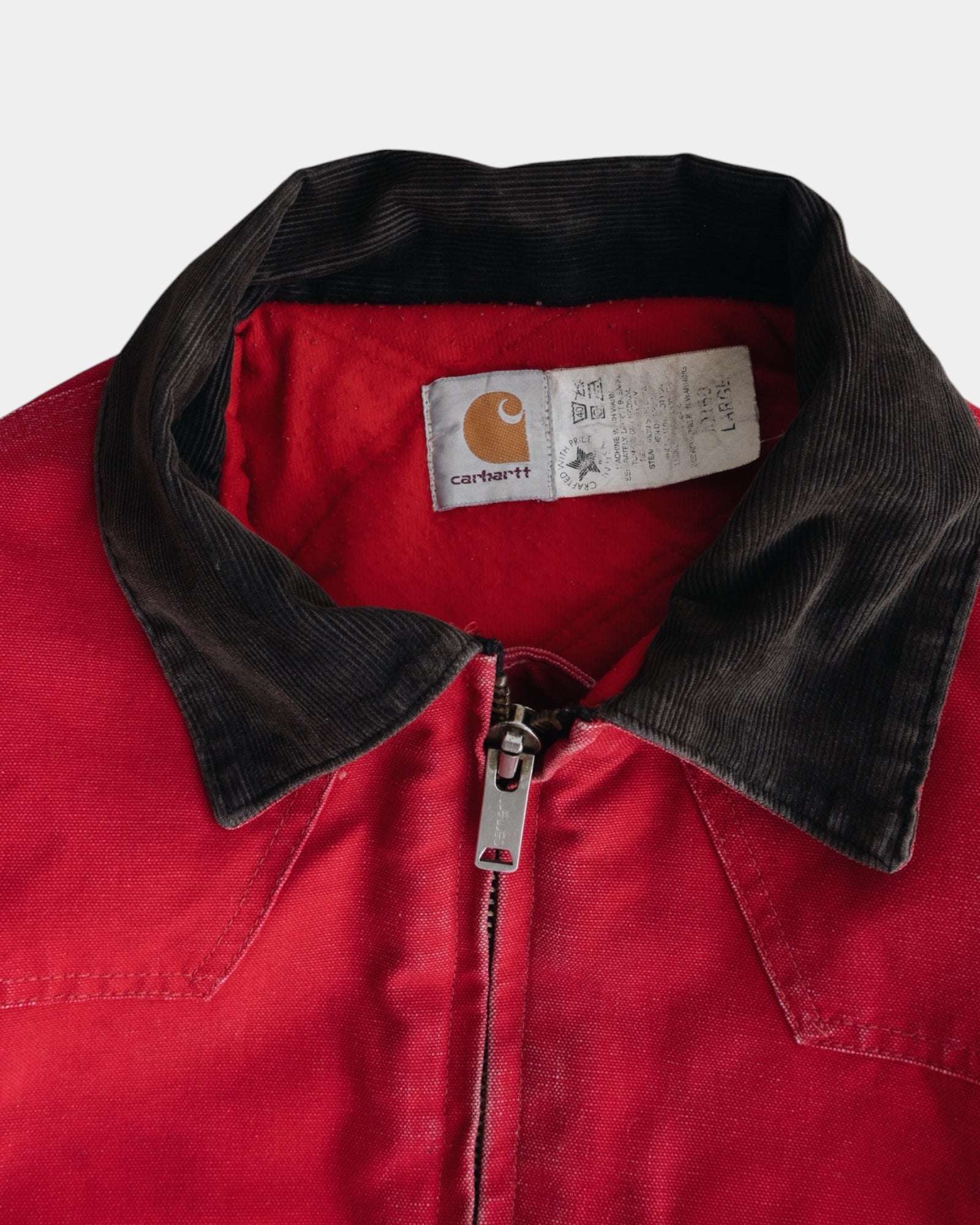 (L) 80’S VINTAGE CARHARTT RED SANTA FE JACKET