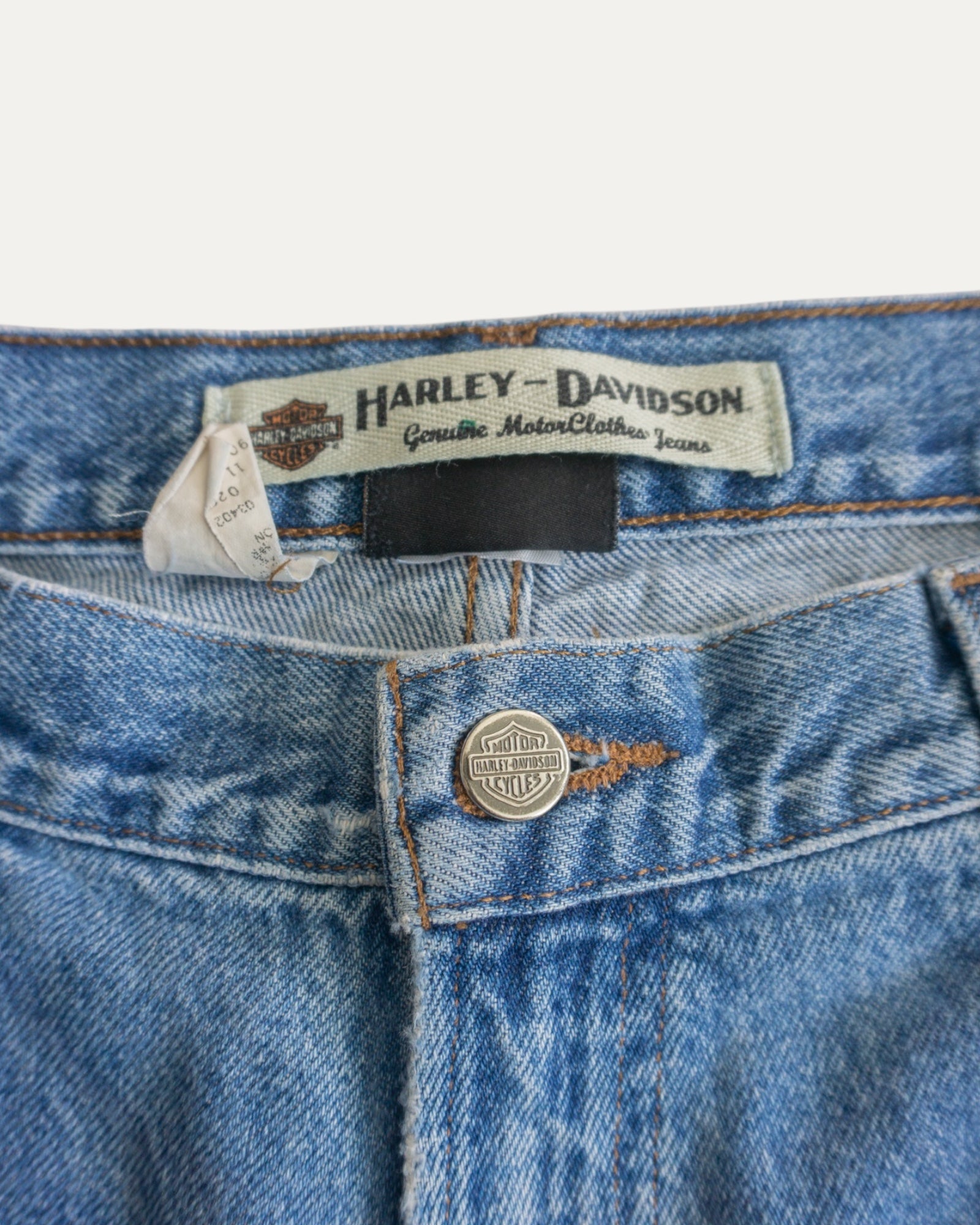 VINTAGE HARLEY DAVIDSON DENIM PANTS - 36x30
