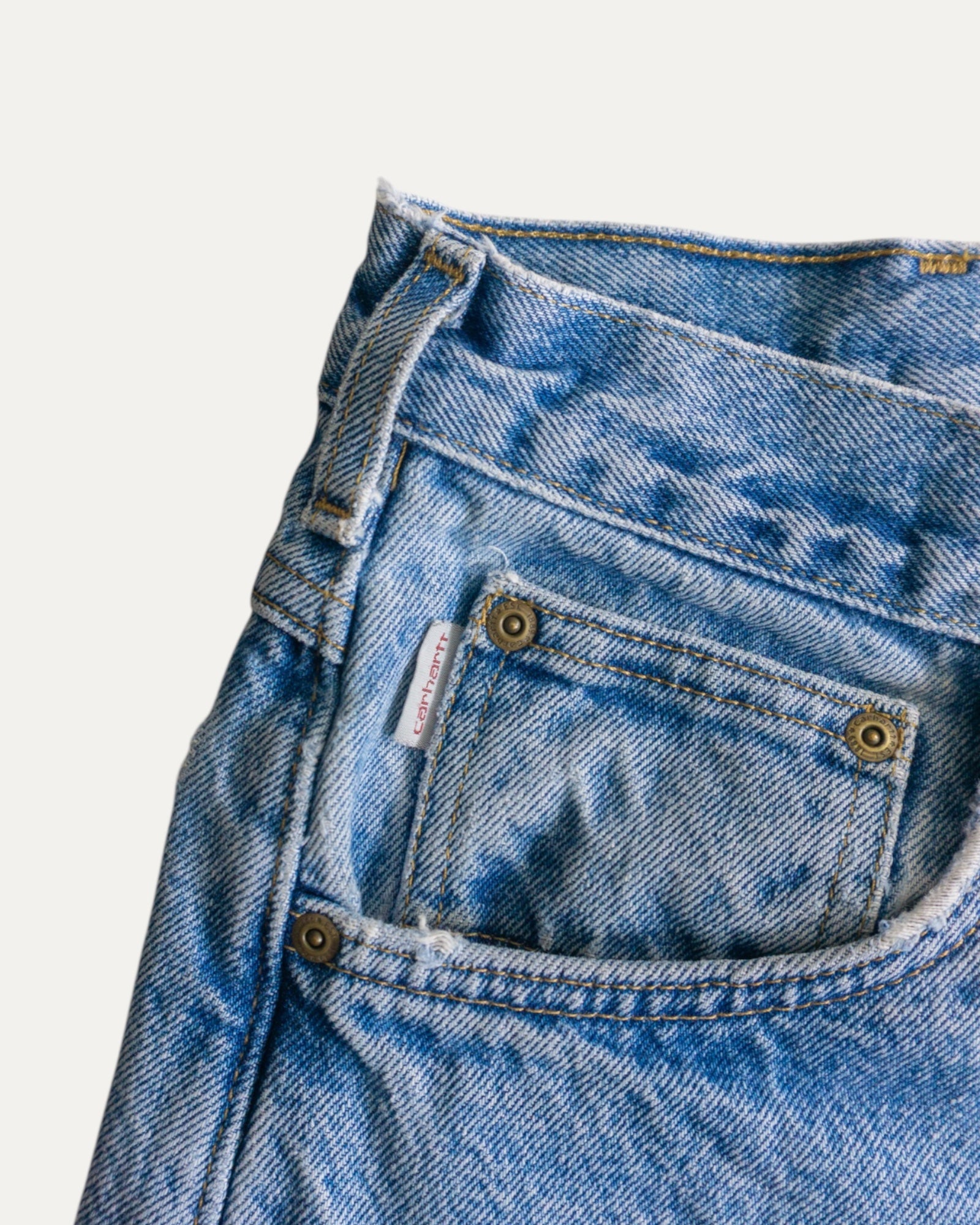 00’S VINTAGE CARHARTT DENIM PANTS - 38x30