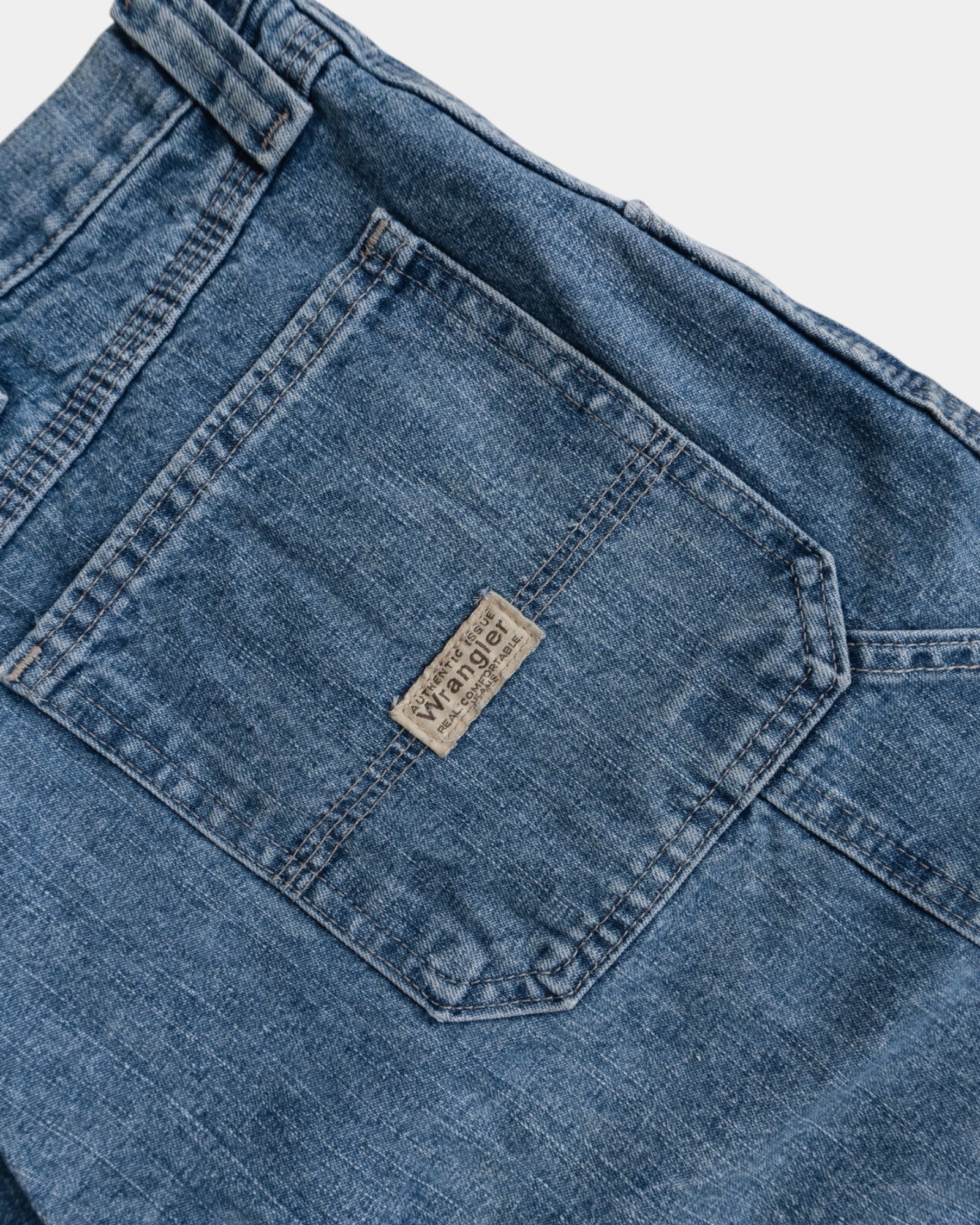 VINTAGE WRANGLER DENIM CARPENTER SHORT - 36