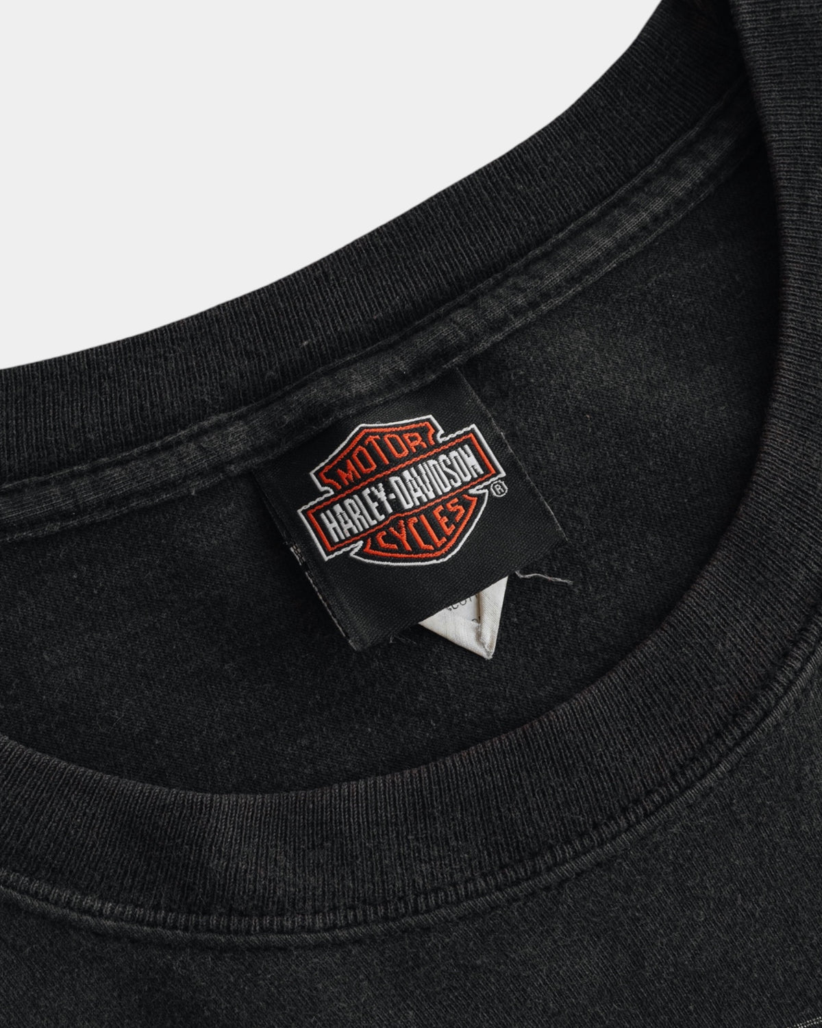 (L) HARLEY DAVIDSON MOTORCYCLES HALIFAX PIG FADED TEE