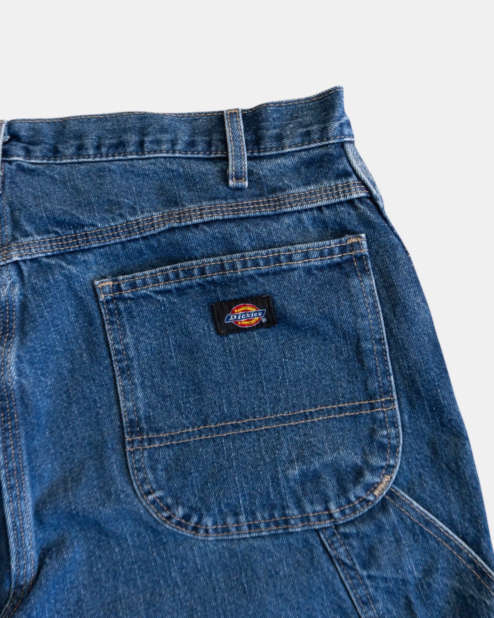 VINTAGE DICKIES DENIM CARPENTER JORT - 36