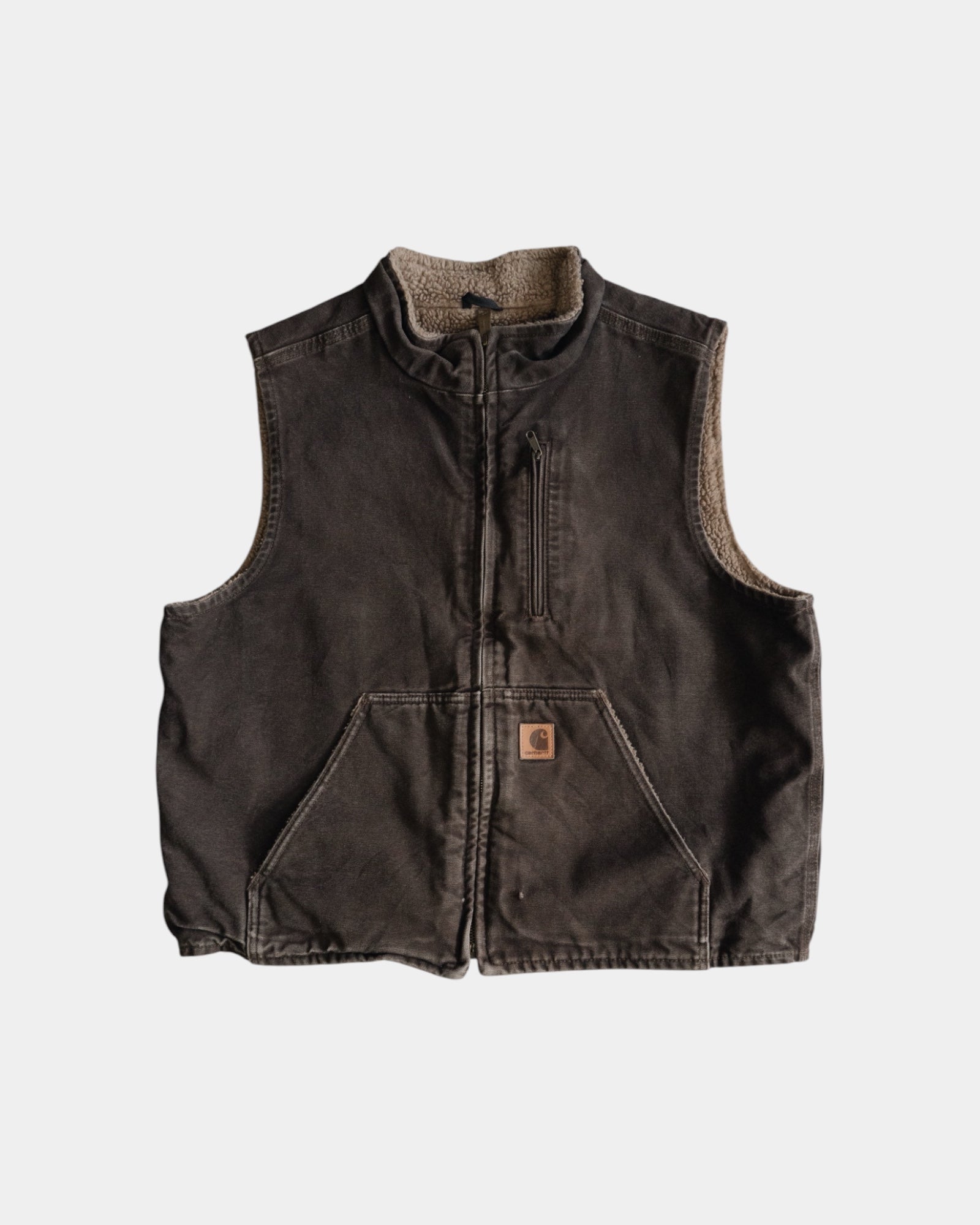 (L) VINTAGE CARHARTT SHERPA VEST