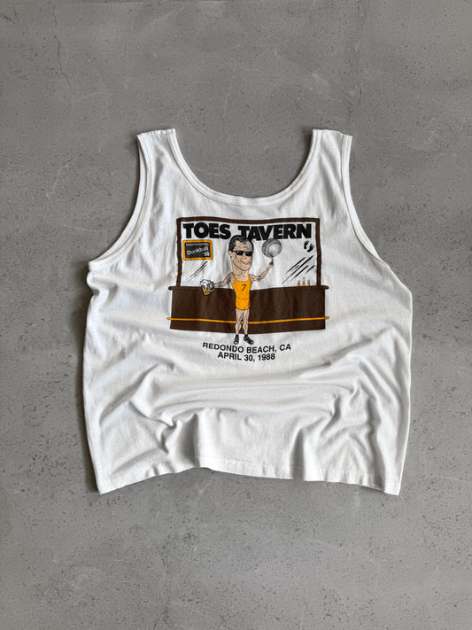 (FIT M) 1980’S VINTAGE TOES TAVERN TANK TOP