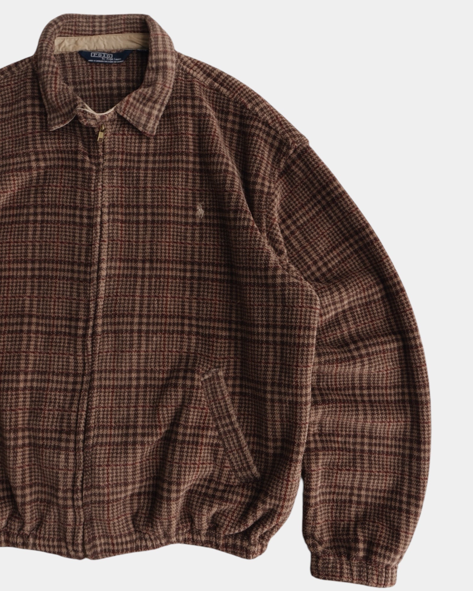 (BOXY L) 90’S VINTAGE POLO RALPH LAUREN HOUNDSTOOTH JACKET