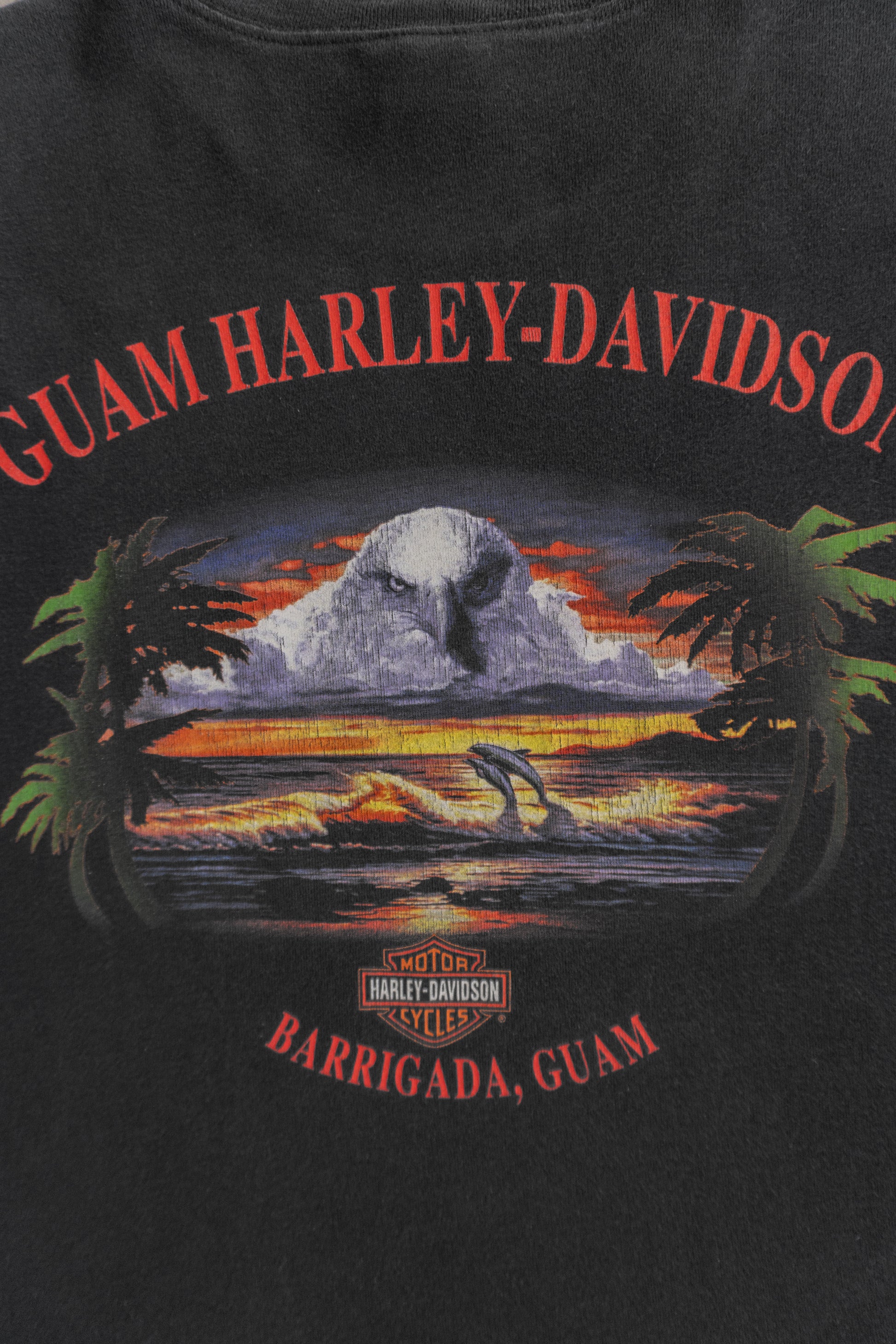 (M) VINTAGE HARLEY DAVIDSON GUAM TANK TOP