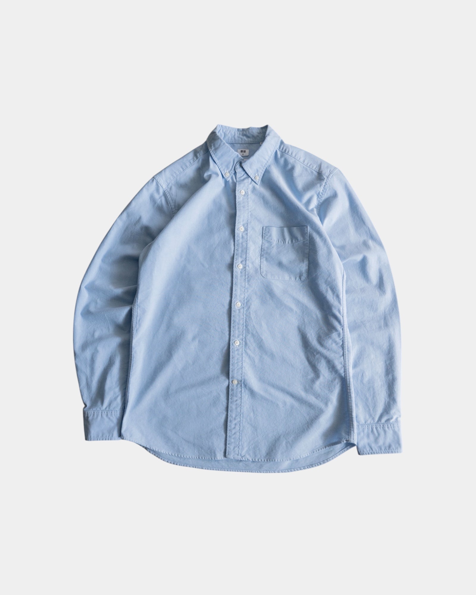 (M) UNIQLO SKY BLUE SHIRT