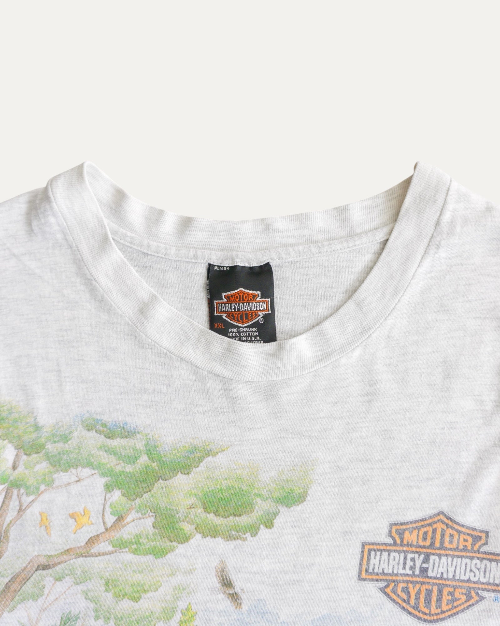 (BOXY L/XL) 1996 VINTAGE HARLEY DAVIDSON NATURE ART TEE