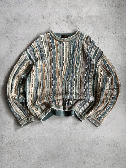 (L) VINTAGE TOSANI TYPE COOGI SWEATER