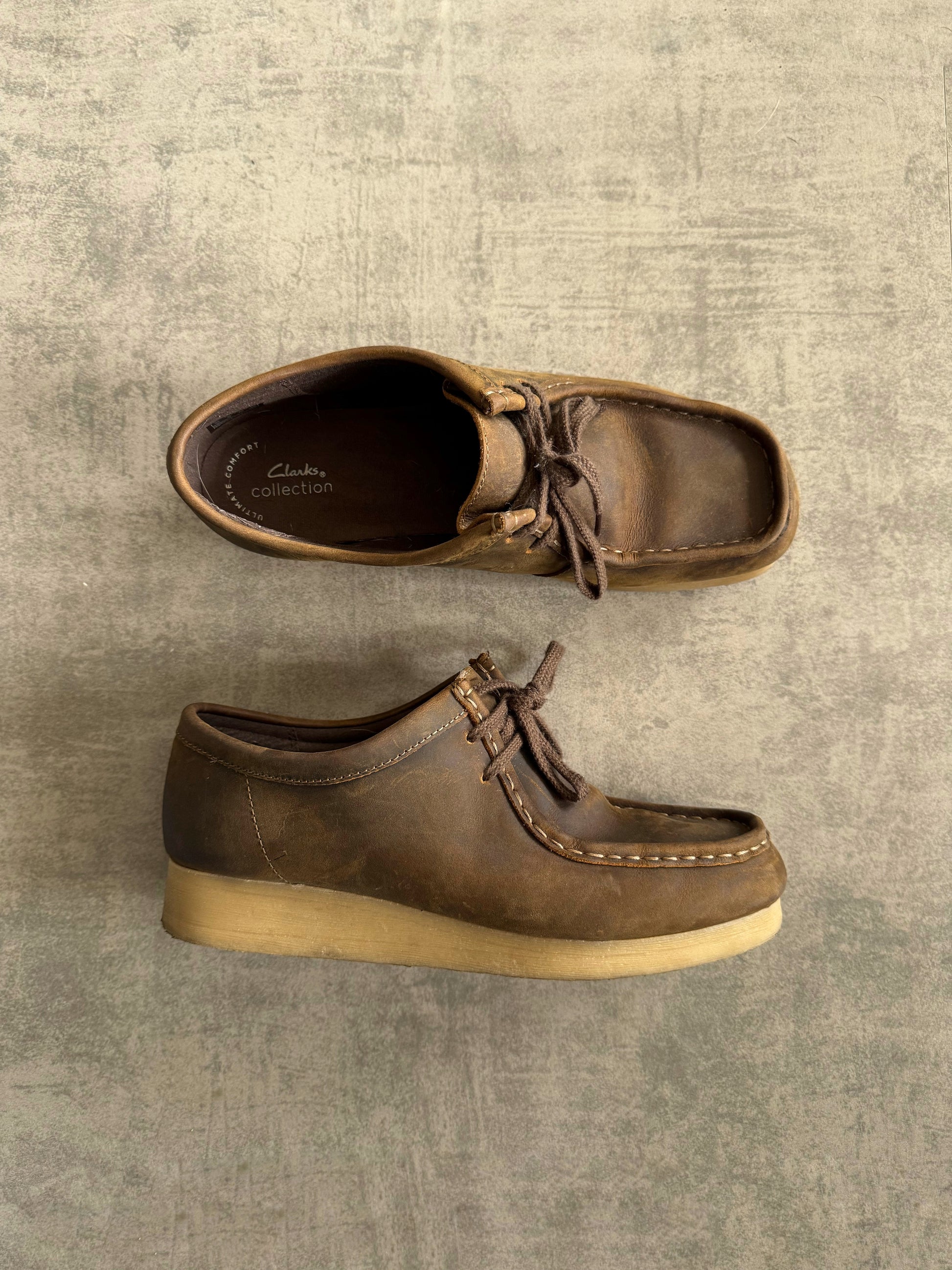 CLARKS FADED BROWN