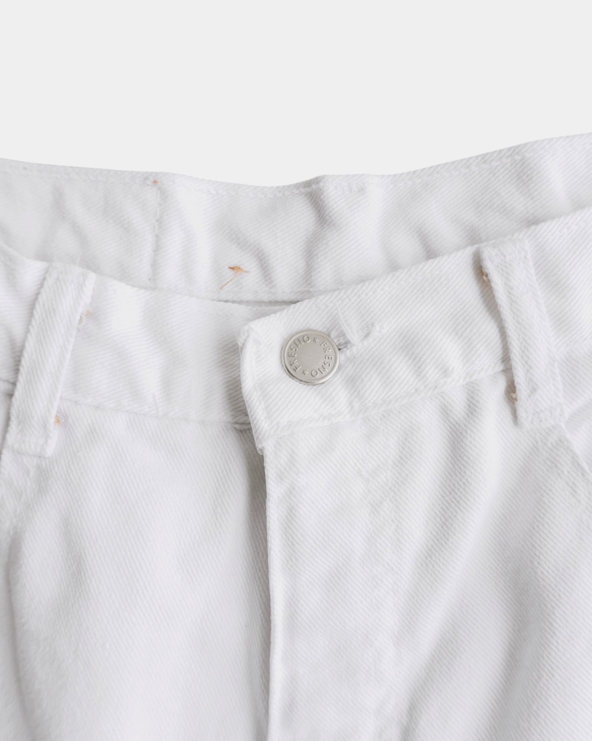 VINTAGE FRESNO DENIM WHITE SHORT - 28