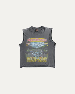 (M) 90’S VINTAGE HARLEY DAVIDSON FADED TANK TOP