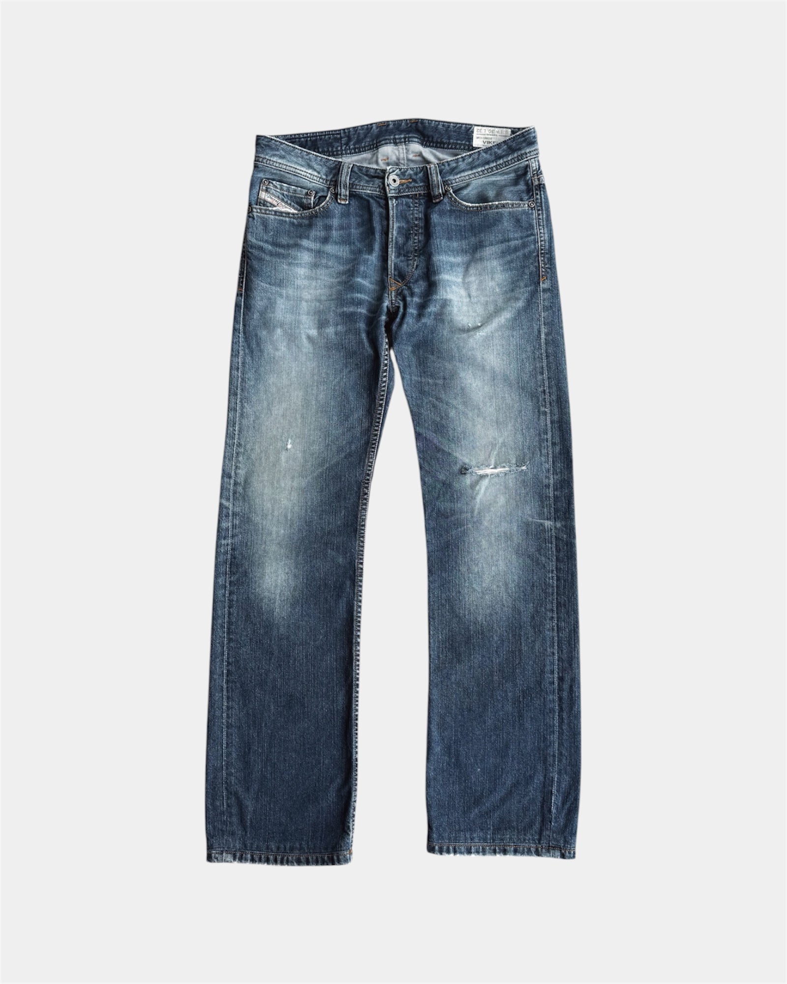 VINTAGE DIESEL WASHED FLARE JEANS - 30x32