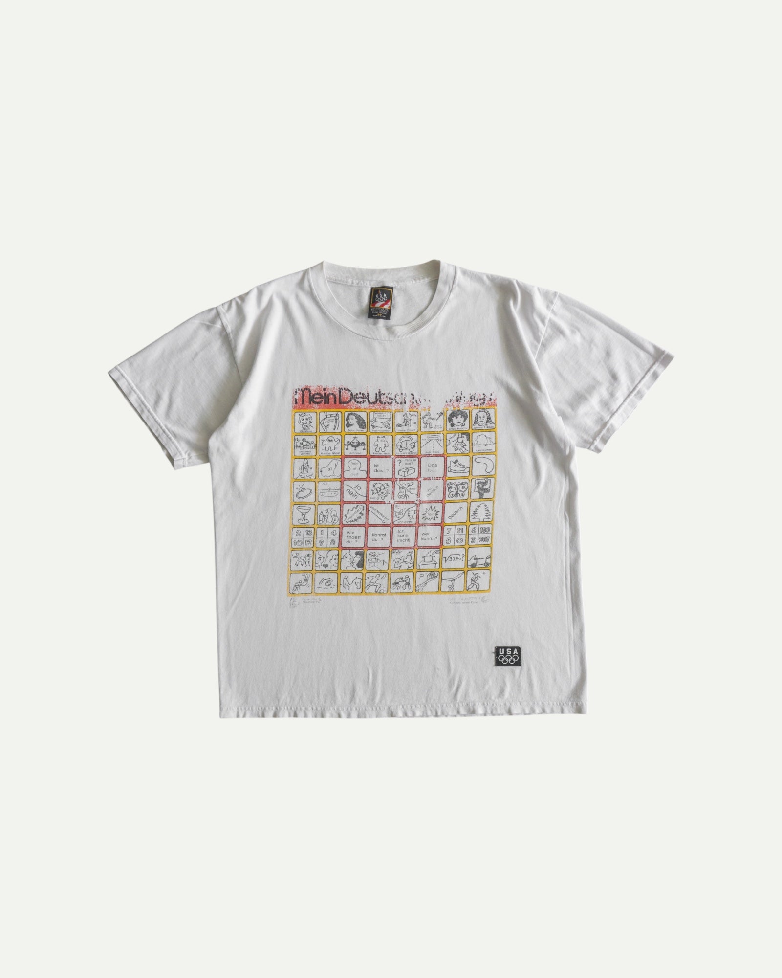 (M) 90’S VINTAGE OLYMPIC GAMES MEIN DEUTSCH TALKING TEE