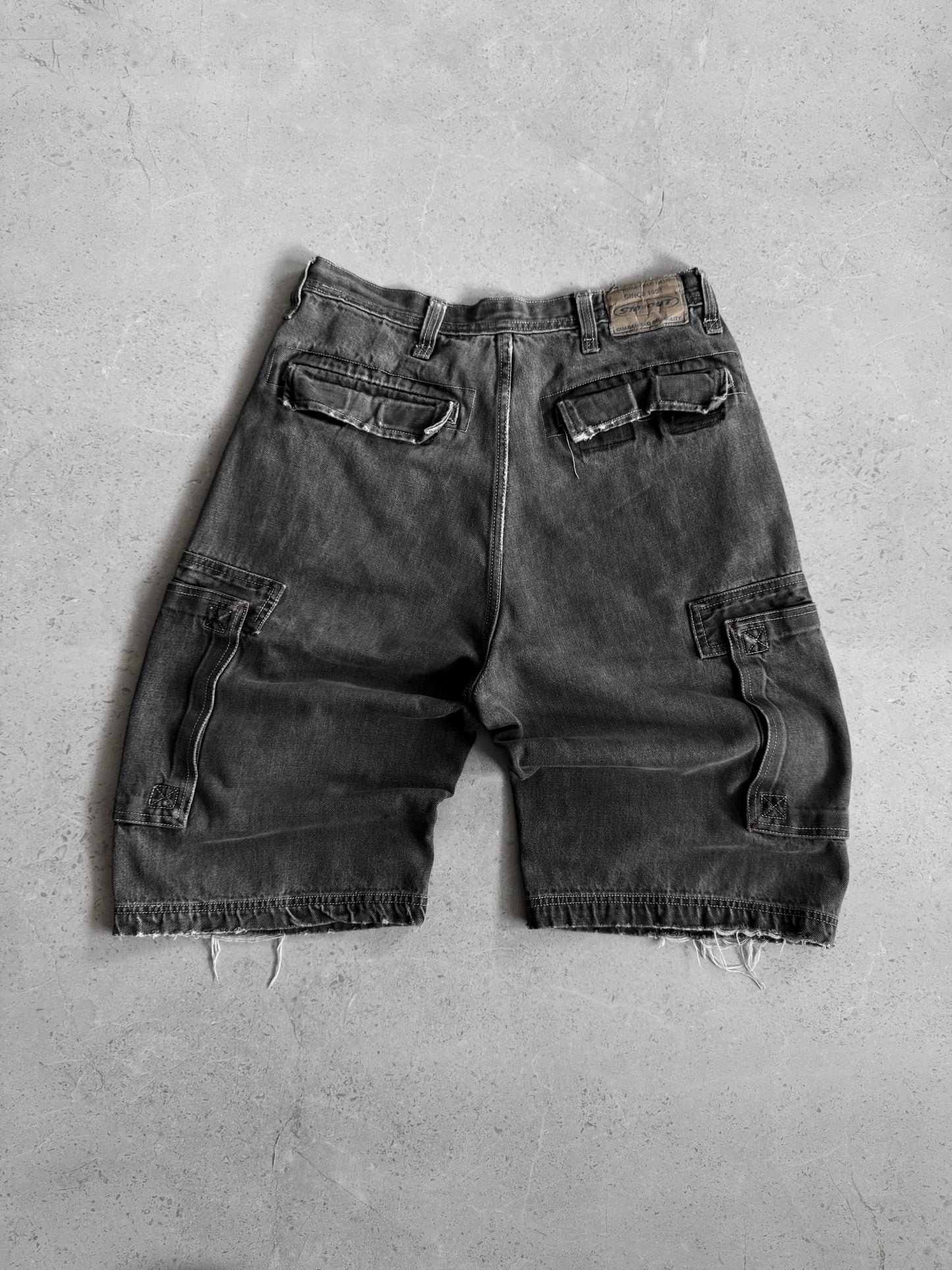 VINTAGE SIDEOUT AMAZING FADED CARGO JORTS - 30