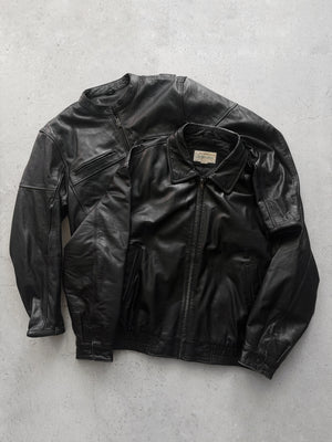 (L) AMAZING MOTOR BIKE LEATHER JACKET