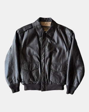 (L) VINTAGE AIR FORCE LEATHER JACKET