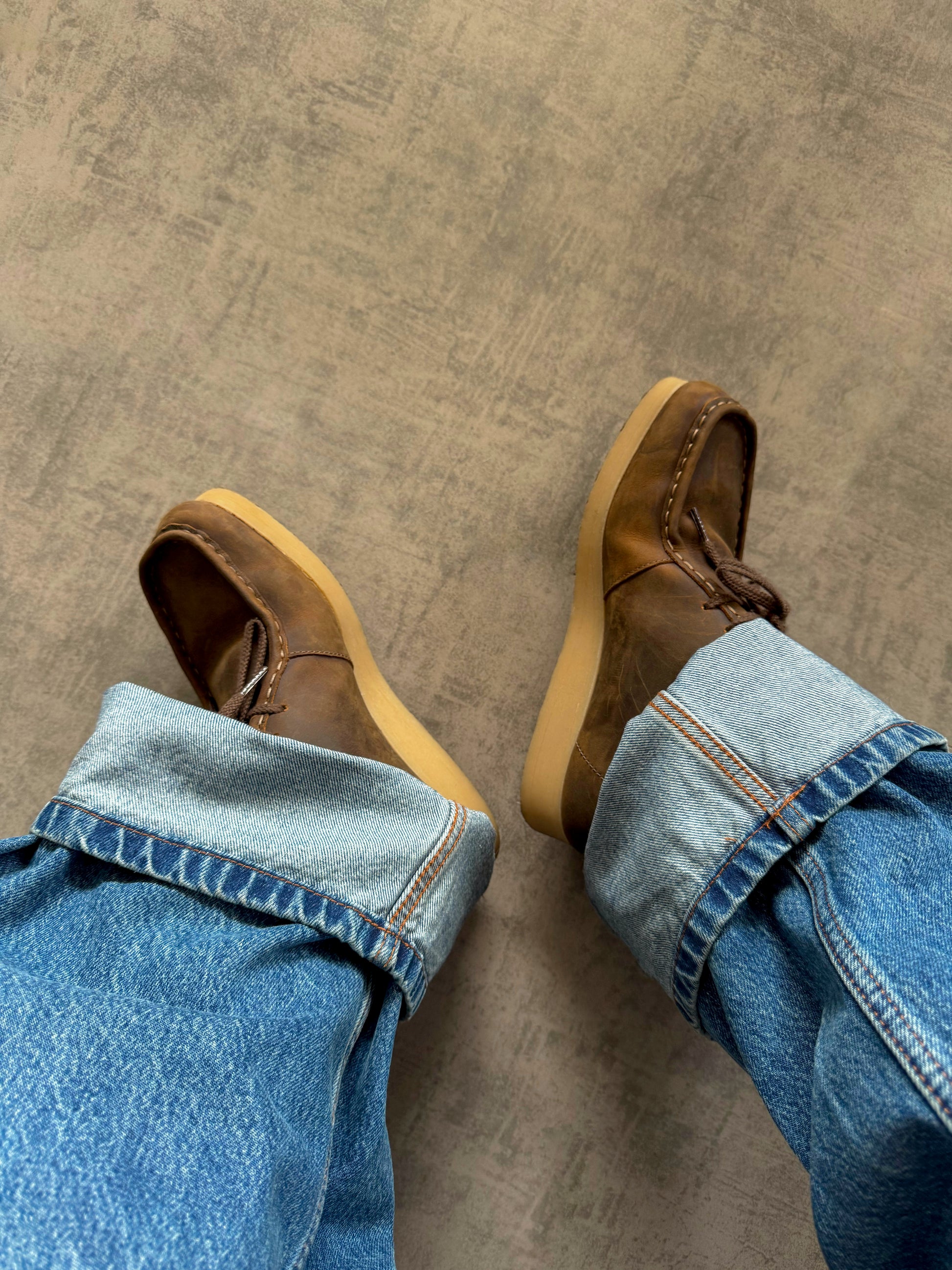 CLARKS FADED BROWN