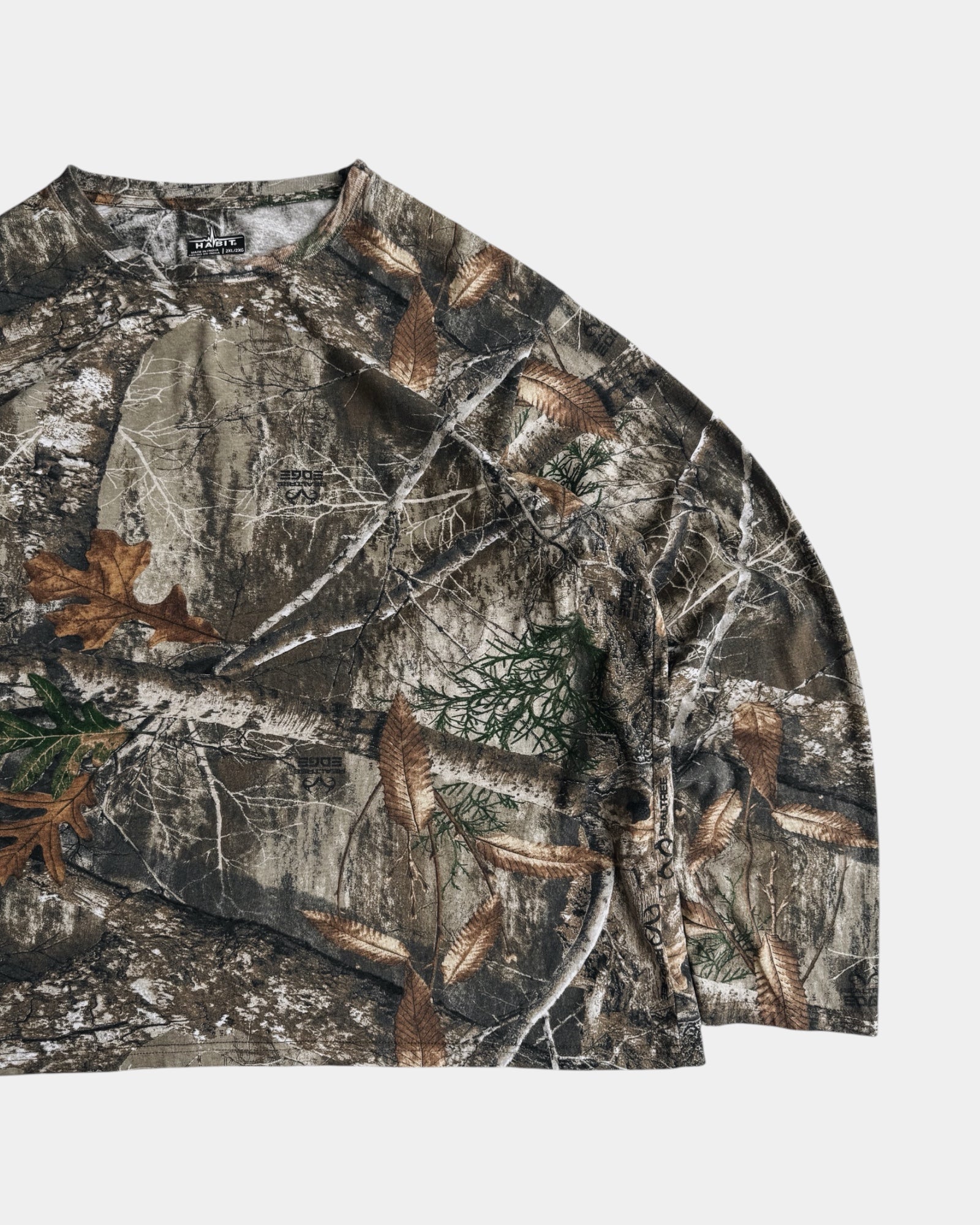 (FIT XL) REALTREE HABIT CAMO LONG SLEEVE