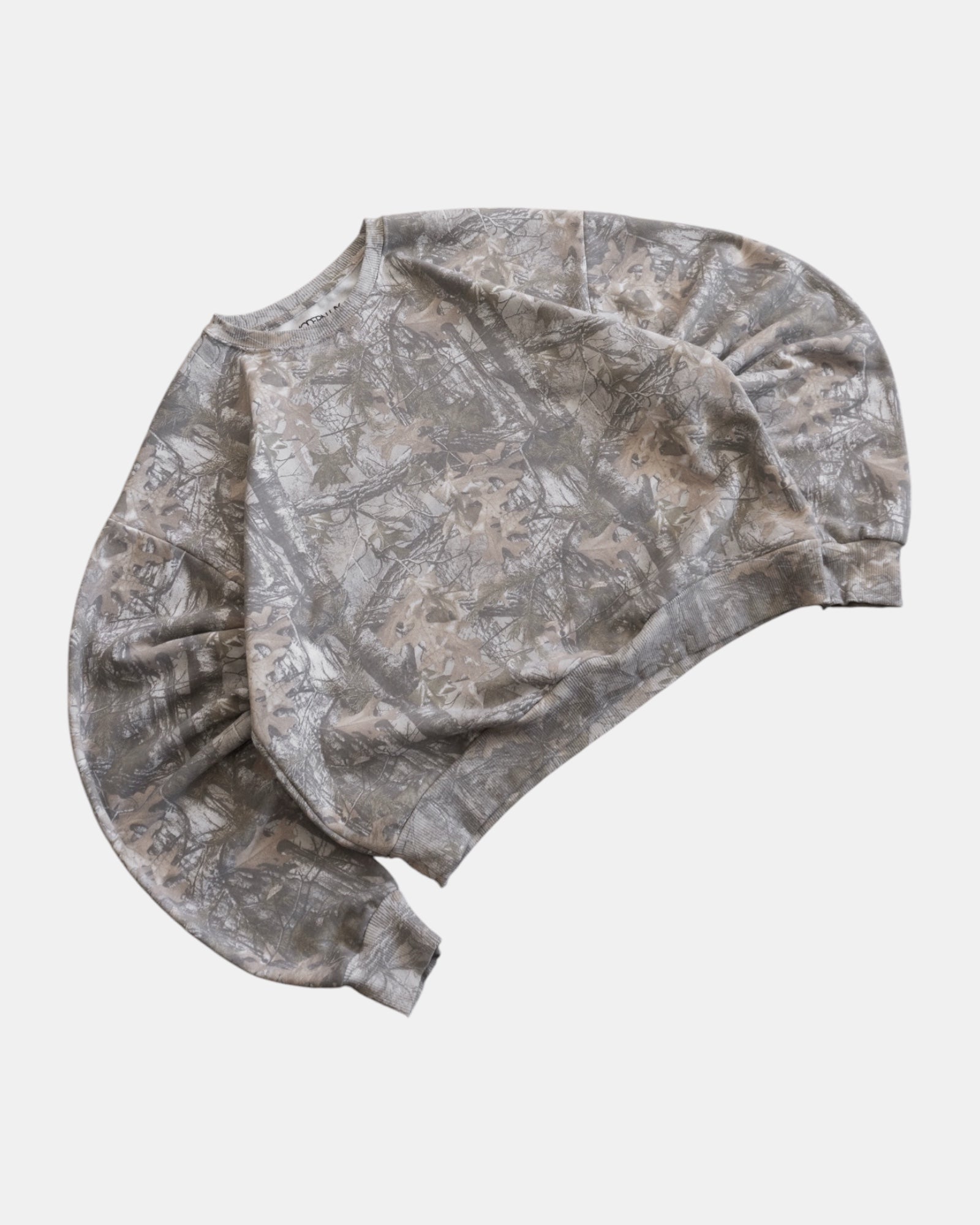 (BOXY L) CAMO TYPE REALTREE CREWNECK