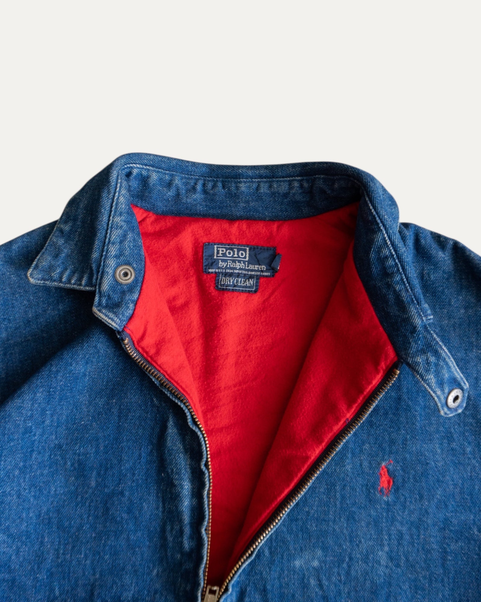 (FIT M) VINTAGE POLO RALPH LAUREN DENIM JACKET