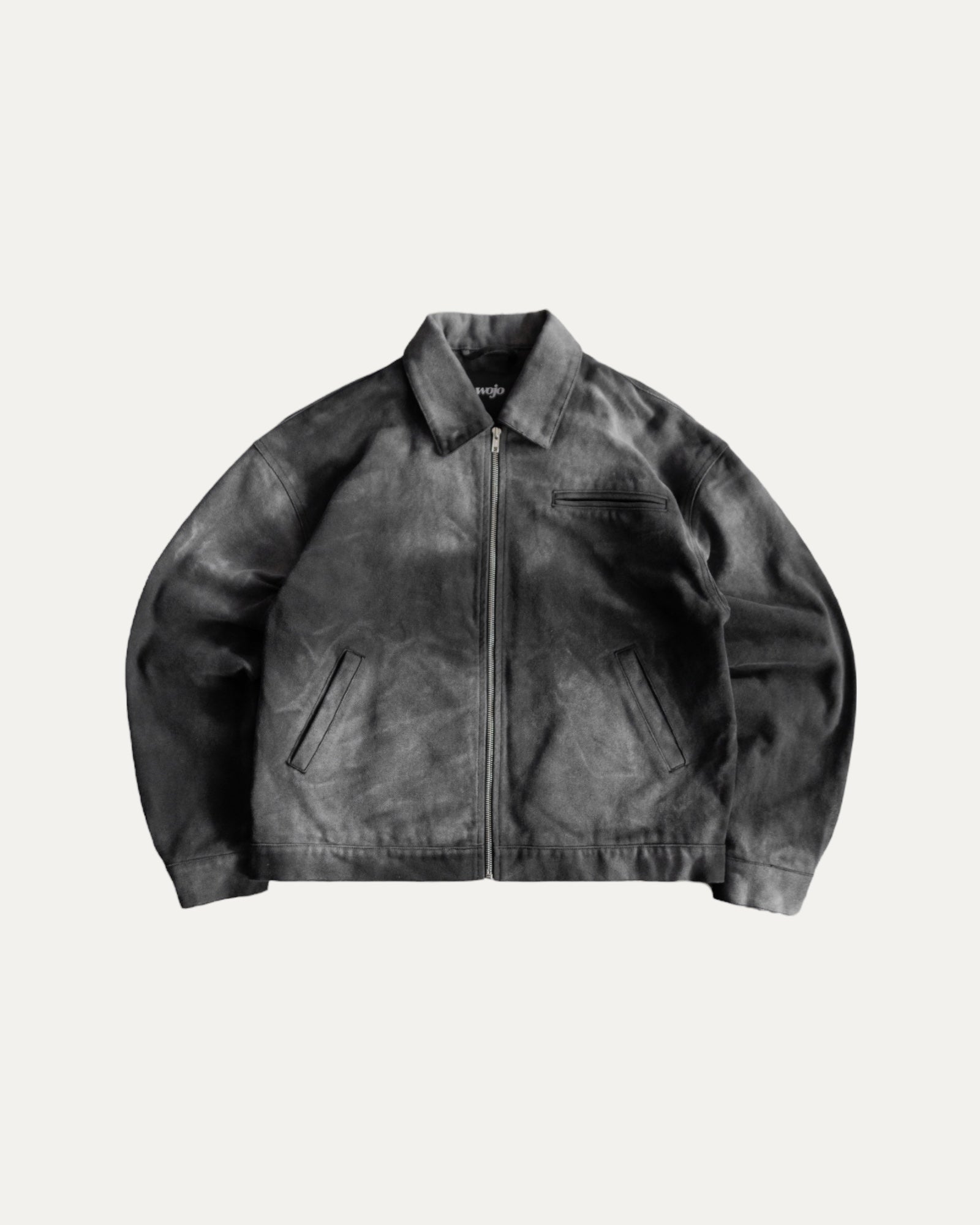 (M) WOJO STUDIO AMAZING FADED DETROIT JACKET