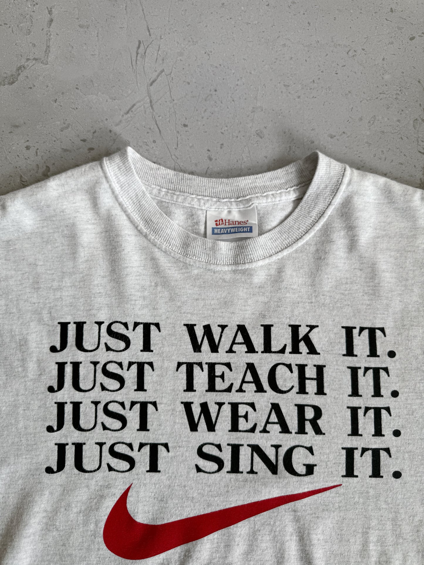 (M) 90’s Vintage Nike Parody Just Do It Live For Jesus Tee