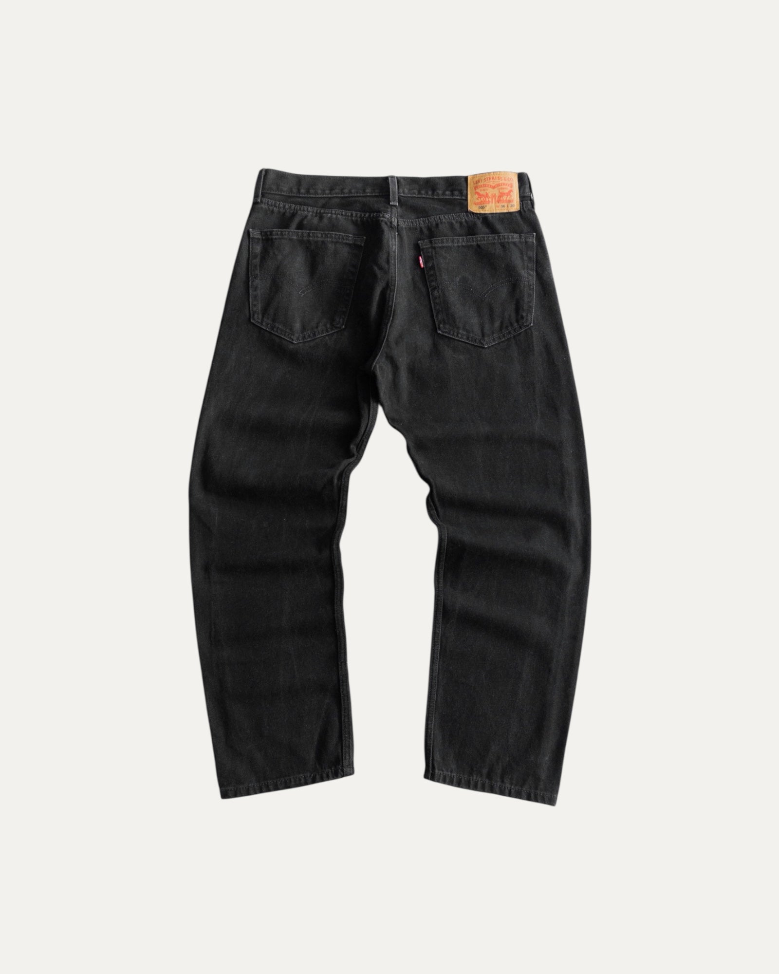 LEVIS 505 DENIM BLACK PANTS - 36x30