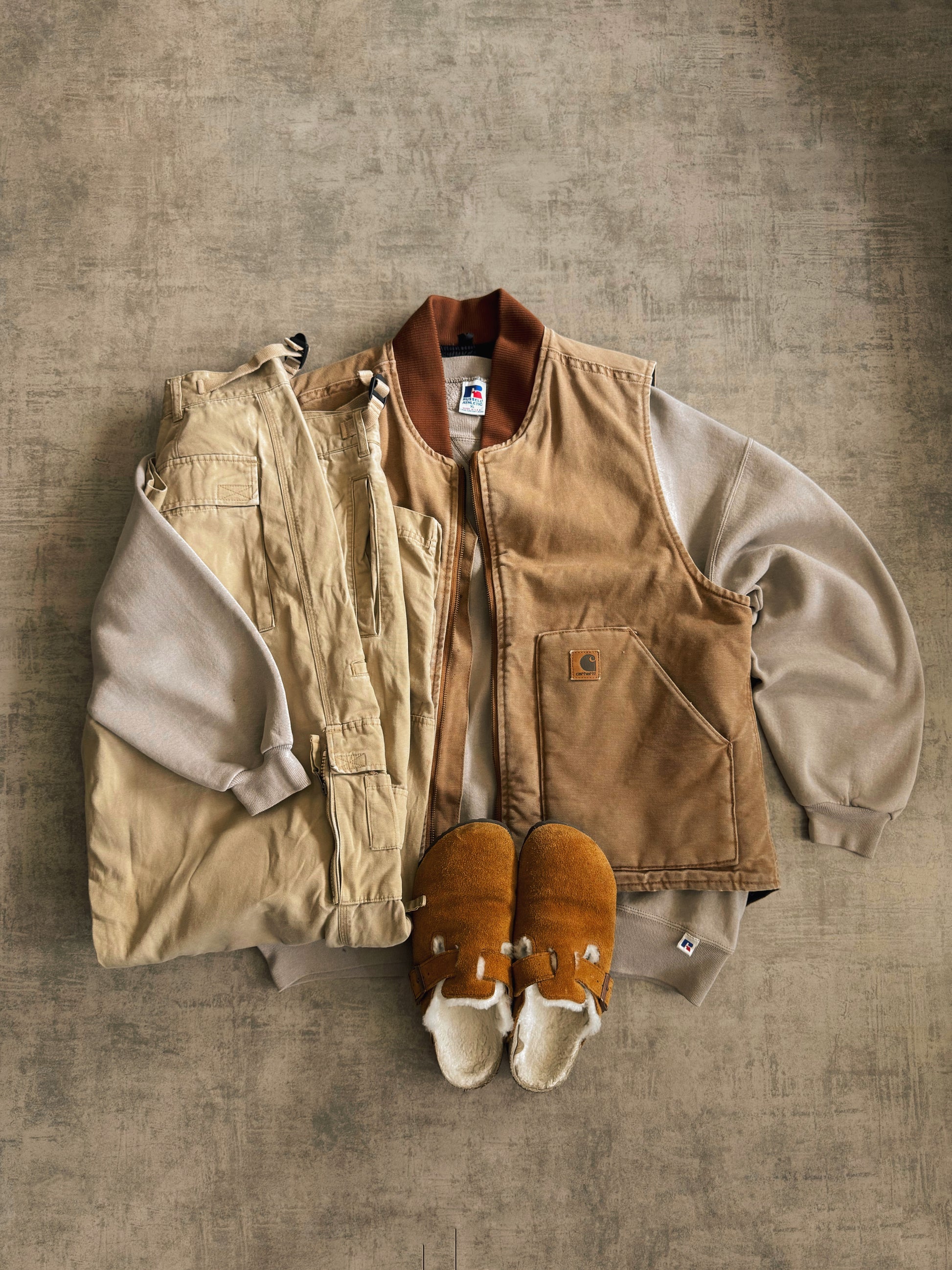 (L) VINTAGE CARHARTT WORK VEST