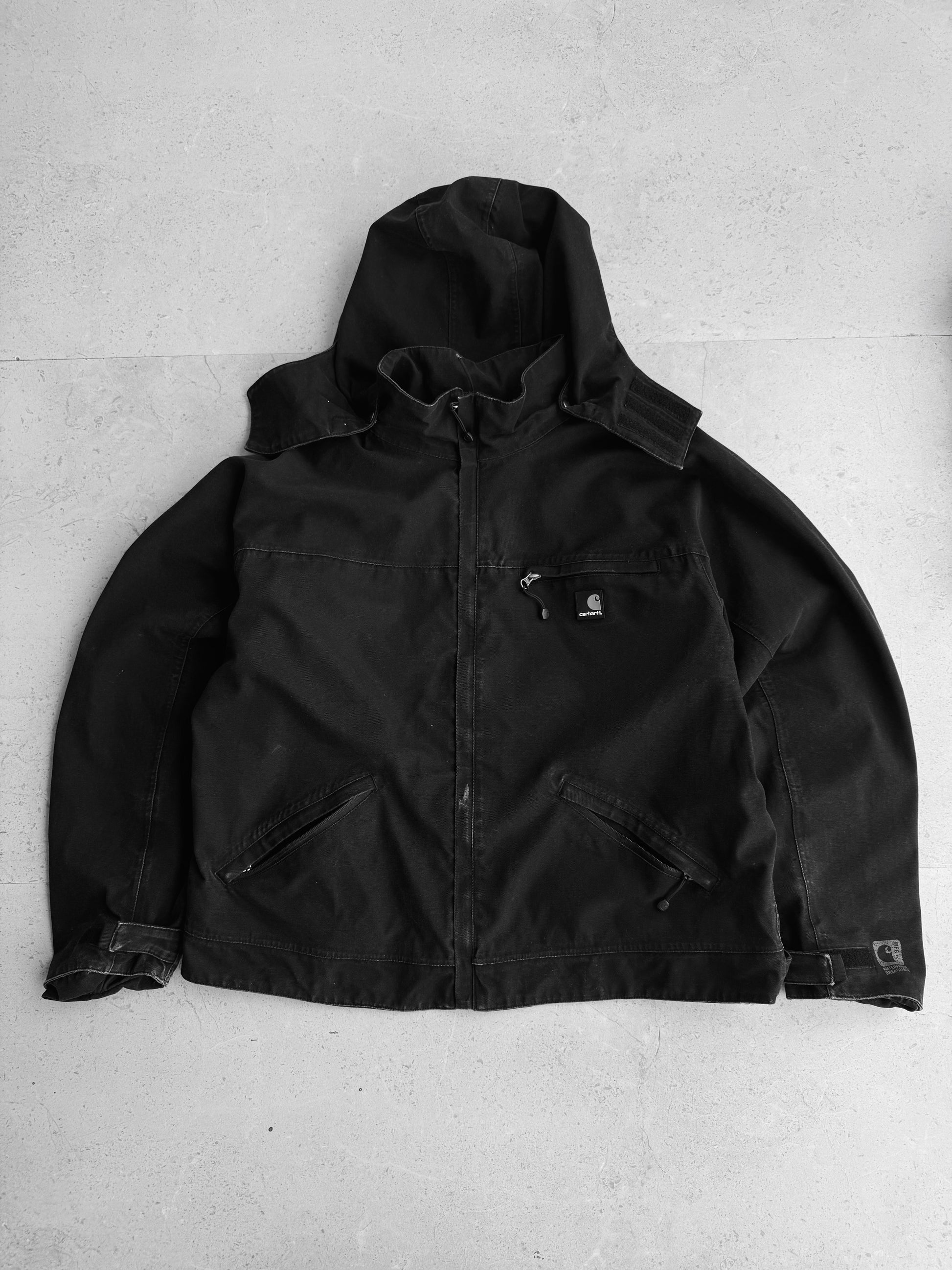 (FIT L) AMAZING CARHARTT WIP BLACK JACKET