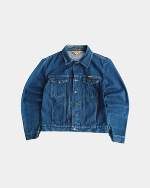 (M) 90’S VINTAGE RUSTLER HARLEY DAVIDSON 50 YEARS DENIM JACKET