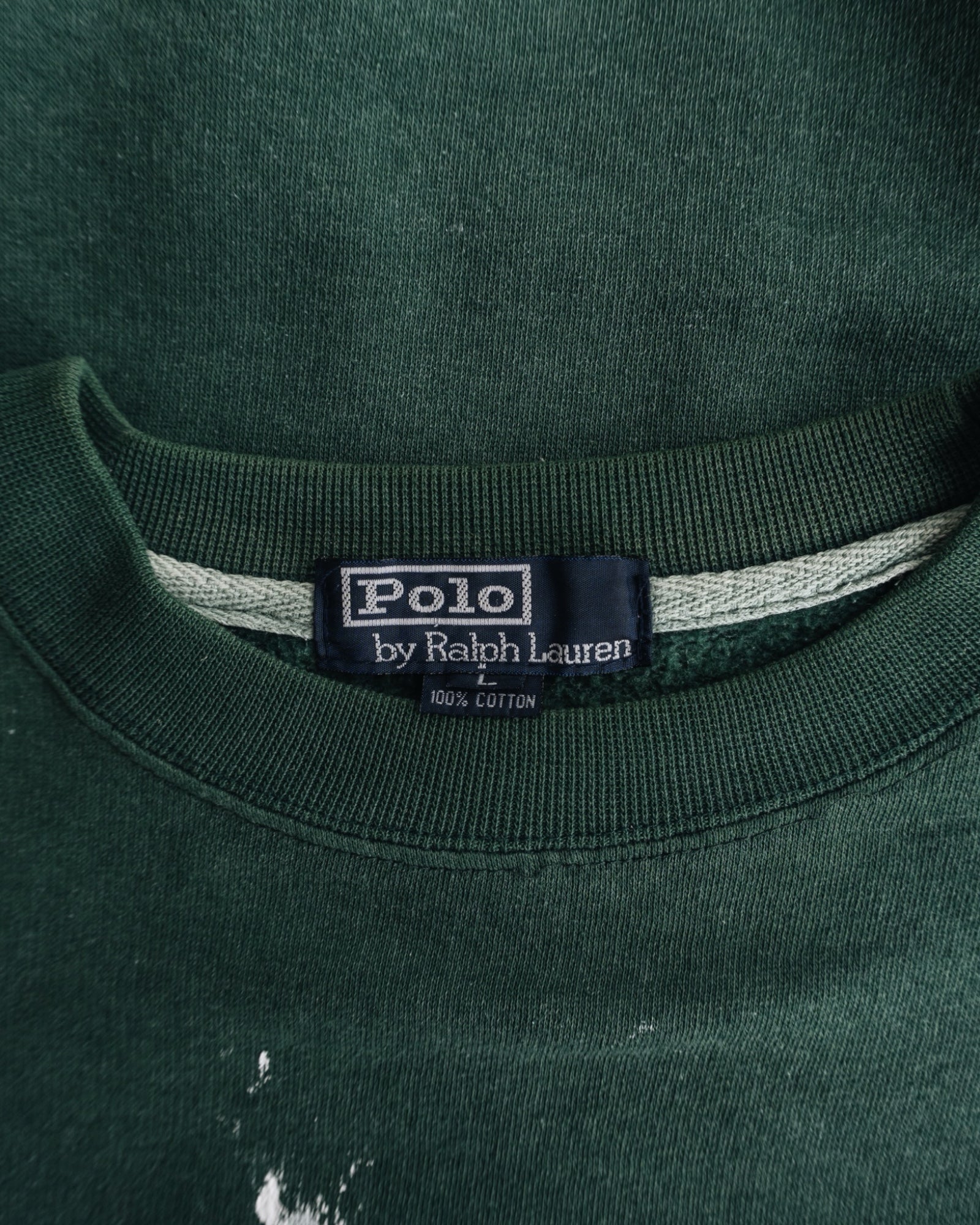 (S/M) 90’S VINTAGE POLO RALPH LAUREN PAINTED CREWNECK