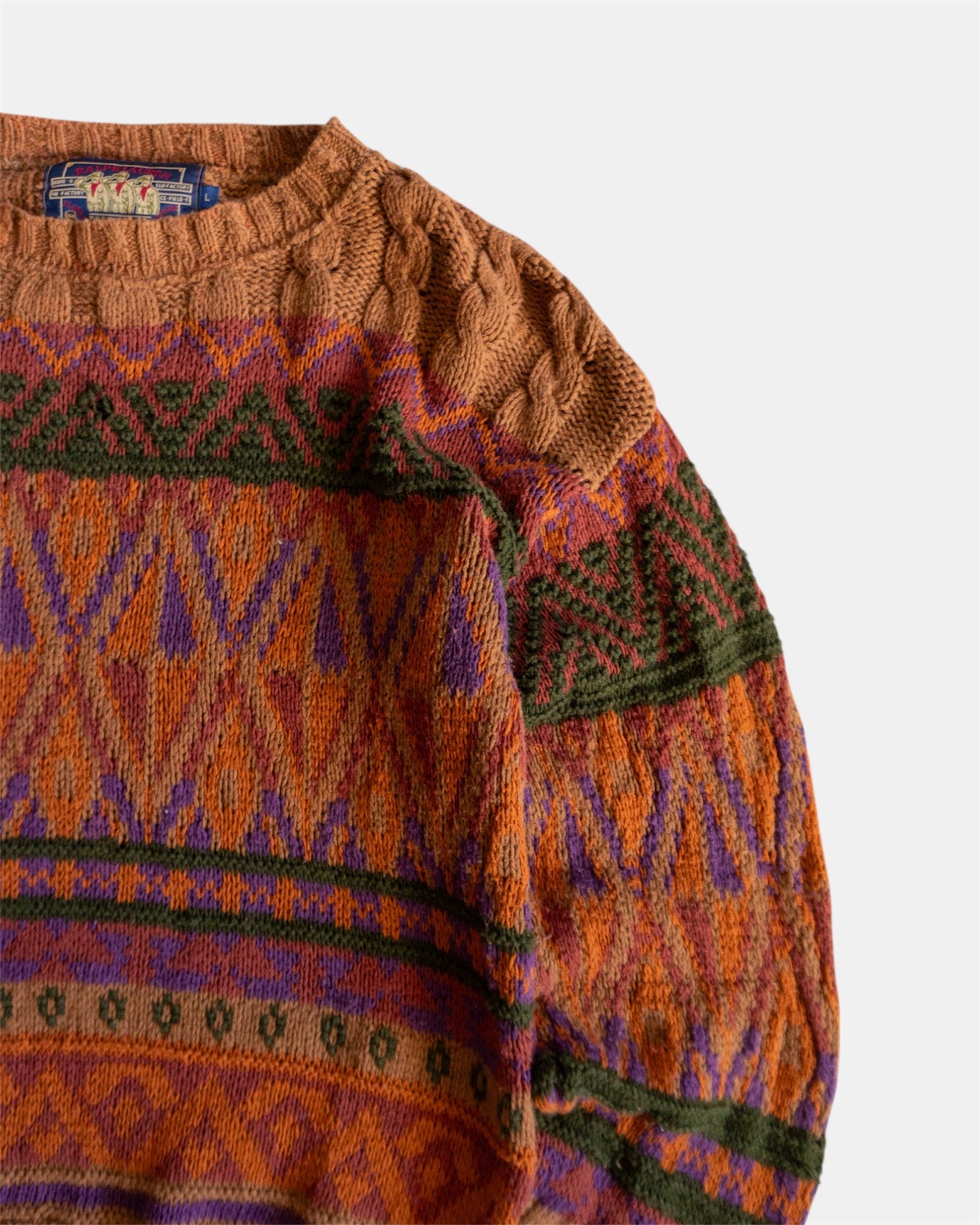 (L) 1980’S VINTAGE POLO RALPH LAUREN SWEATER