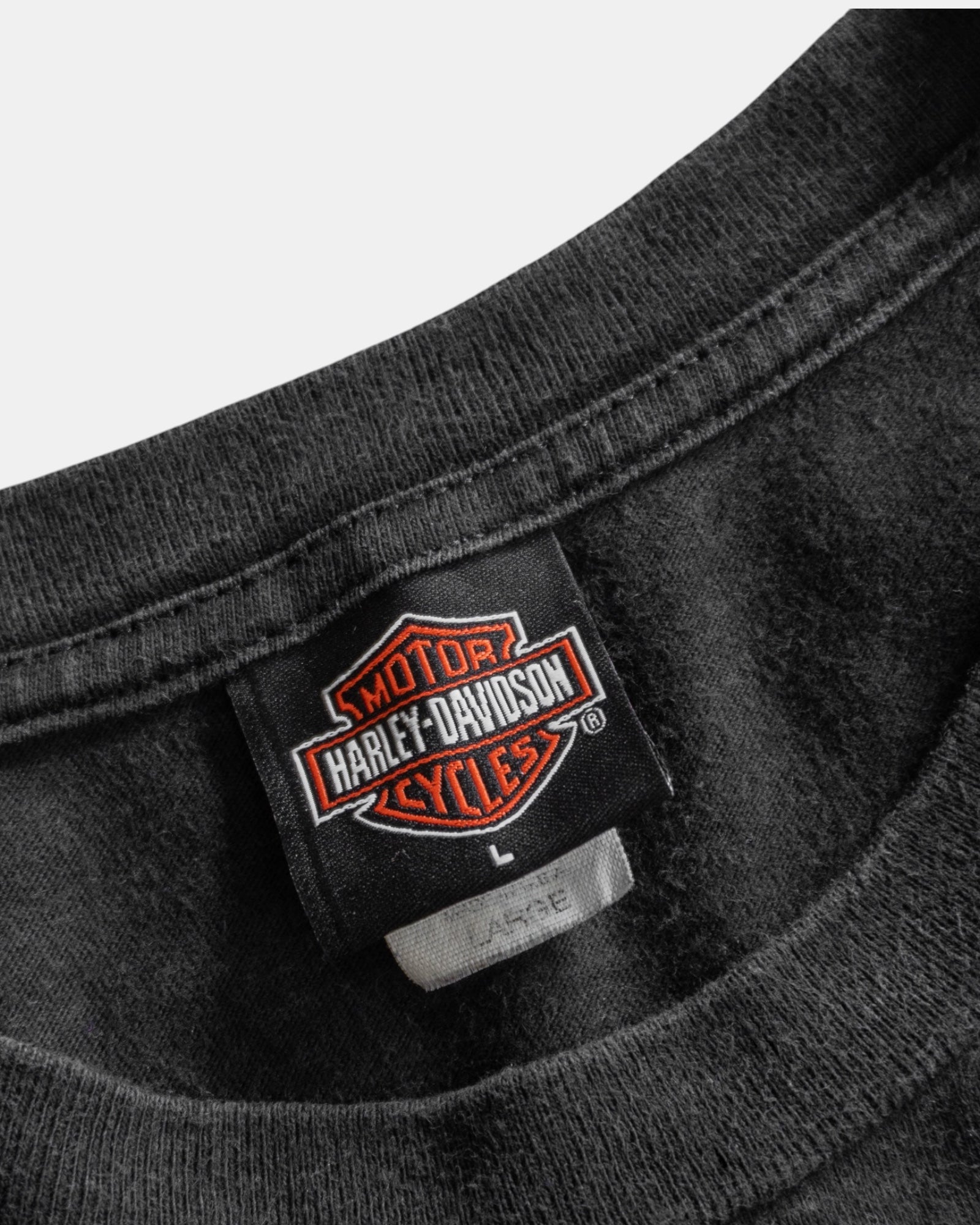 (L) VINTAGE HARLEY DAVIDSON ALBERTA, CANADÁ MOTORCYCLE TEE