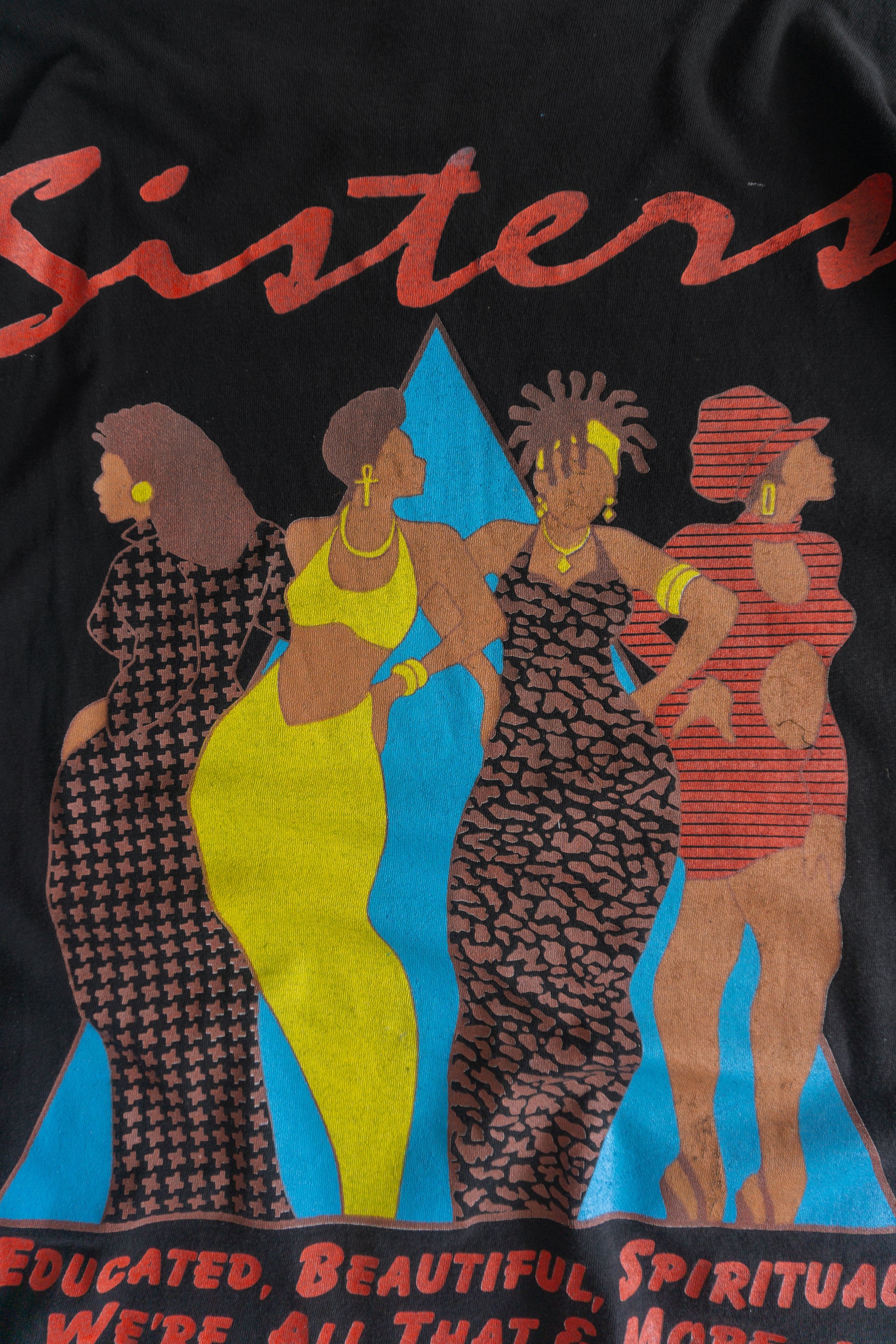 (BOXY L) 90’S VINTAGE MILLION WOMEN MARCH RAP TEE