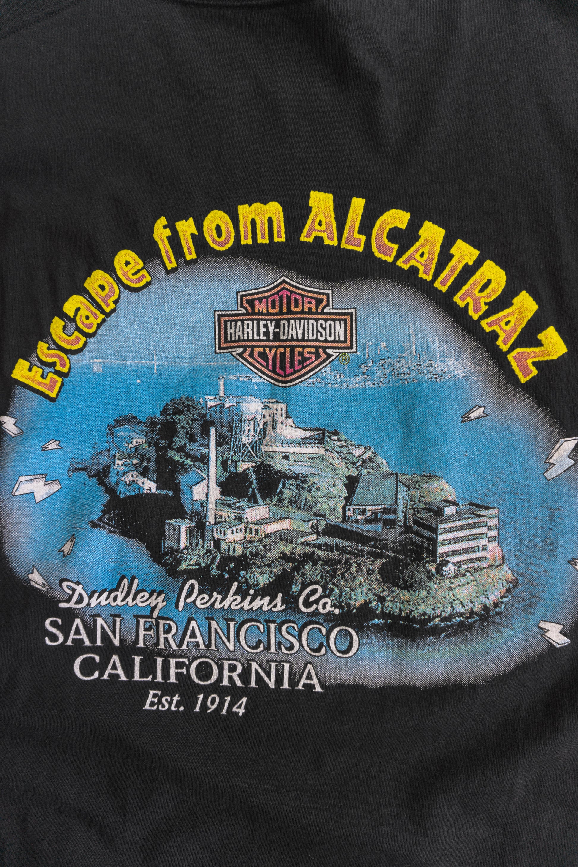 (XL) HARLEY DAVIDSON ESCAPE FROM ALCATRAZ TEE